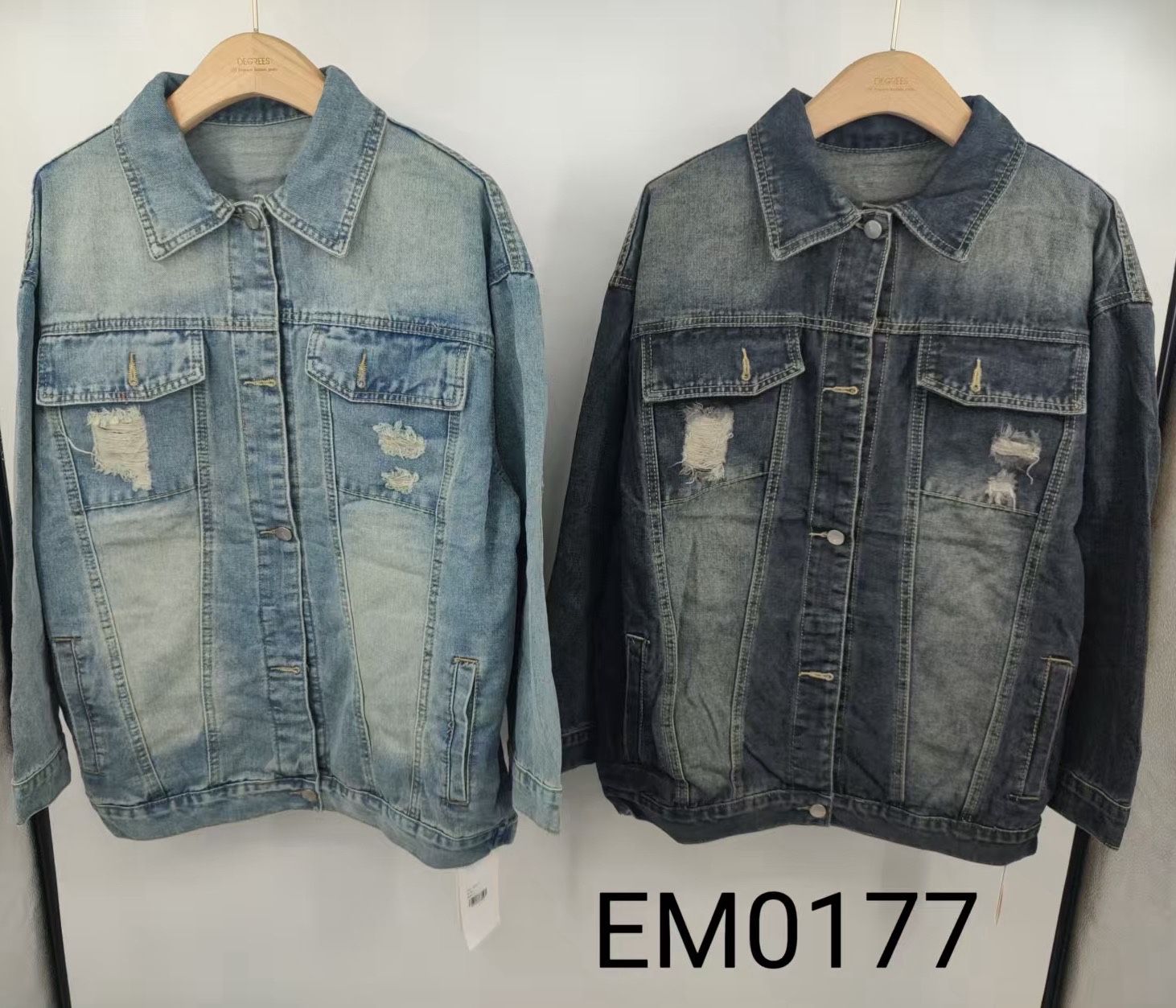 Oversize-Jacke mit Kragen