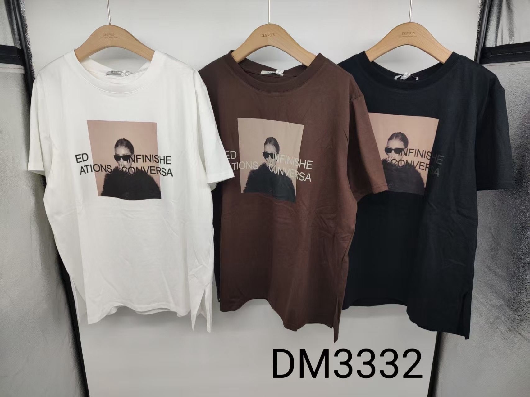Oversized T‑Shirt mit Print