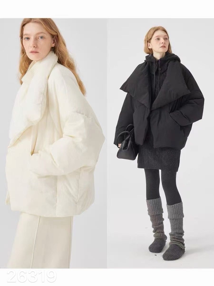 Oversize-Jacke mit großem Kragen