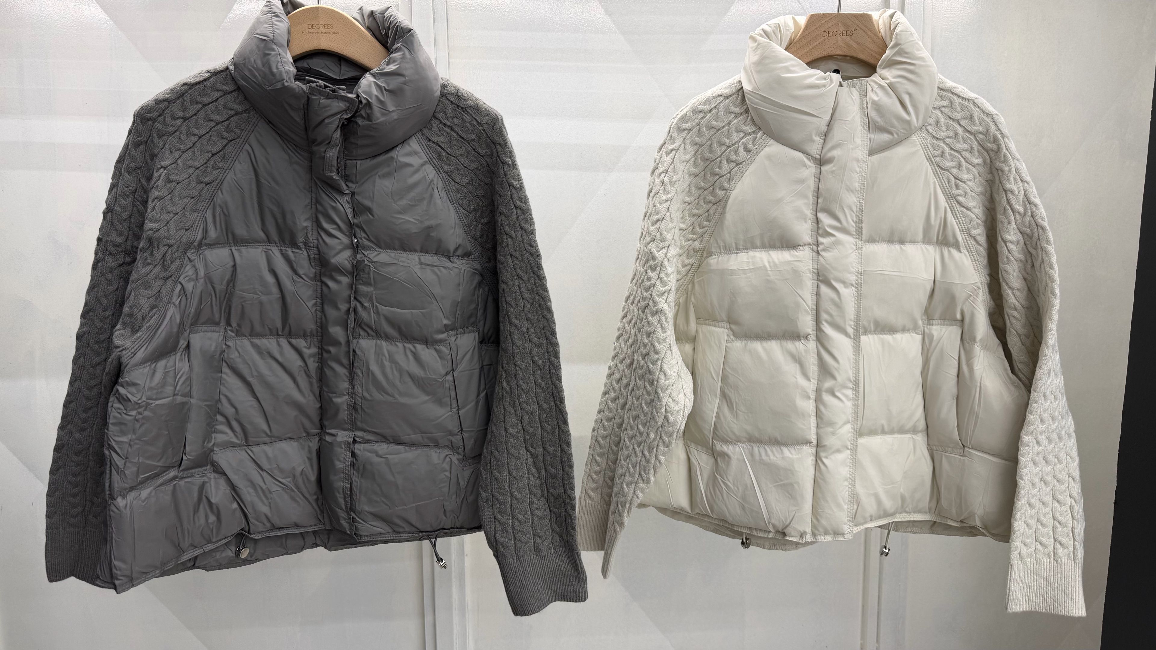 Steppjacke mit Kragen