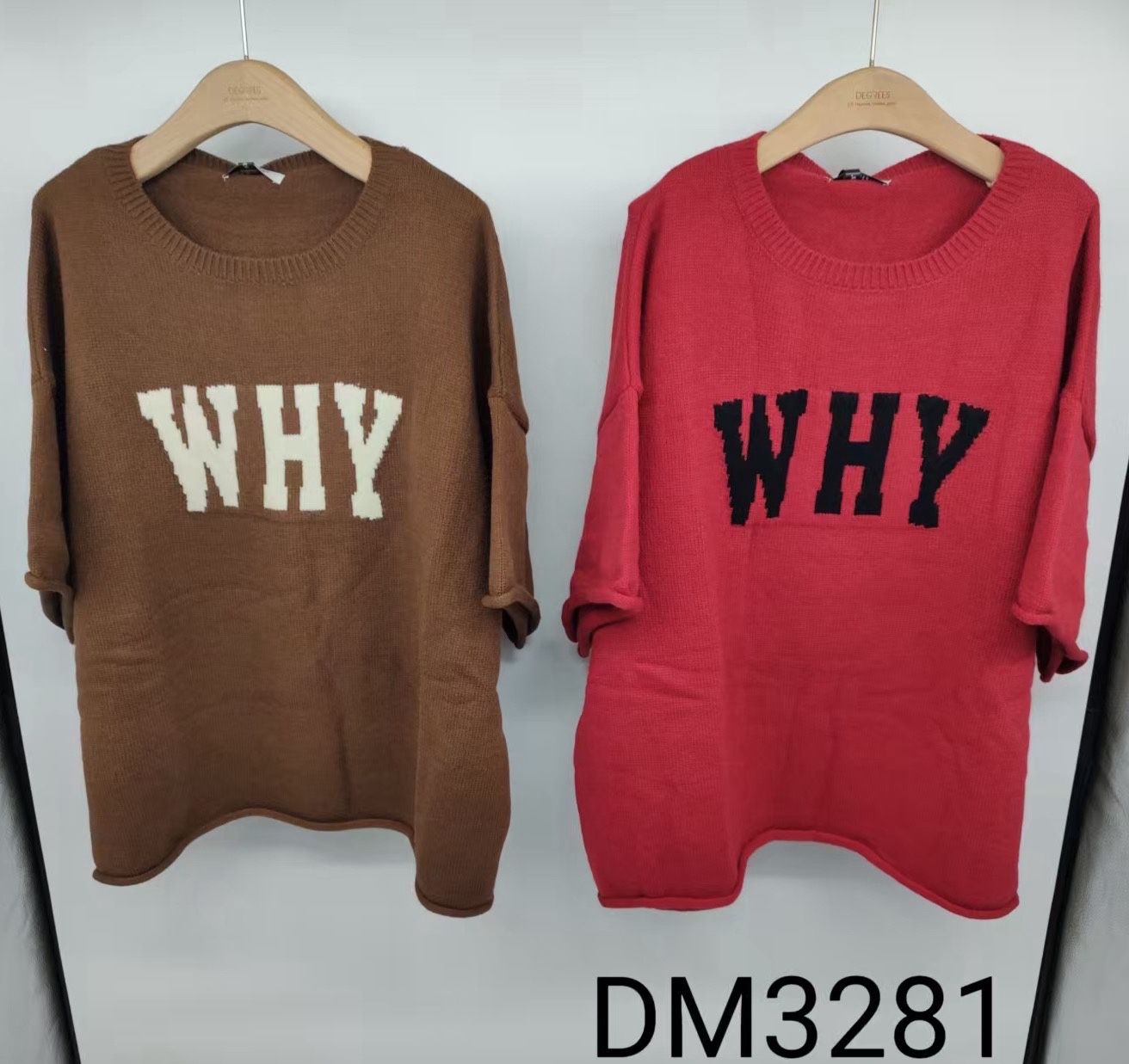 Oversize-Pullover mit Aufdruck