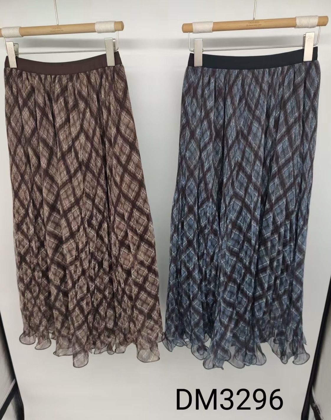 Plissierter Maxi-Rock