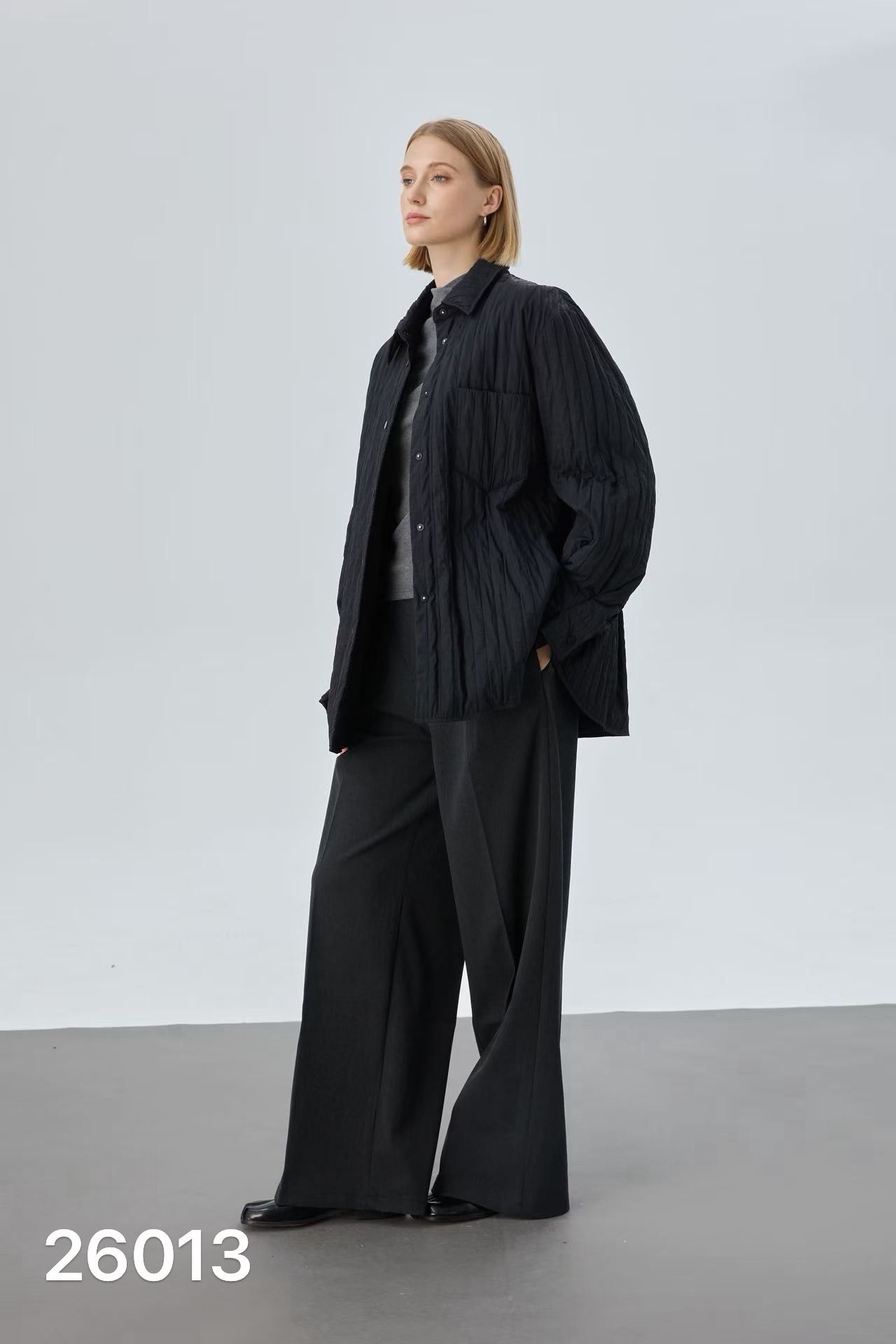 Oversize Jacke mit Kragen
