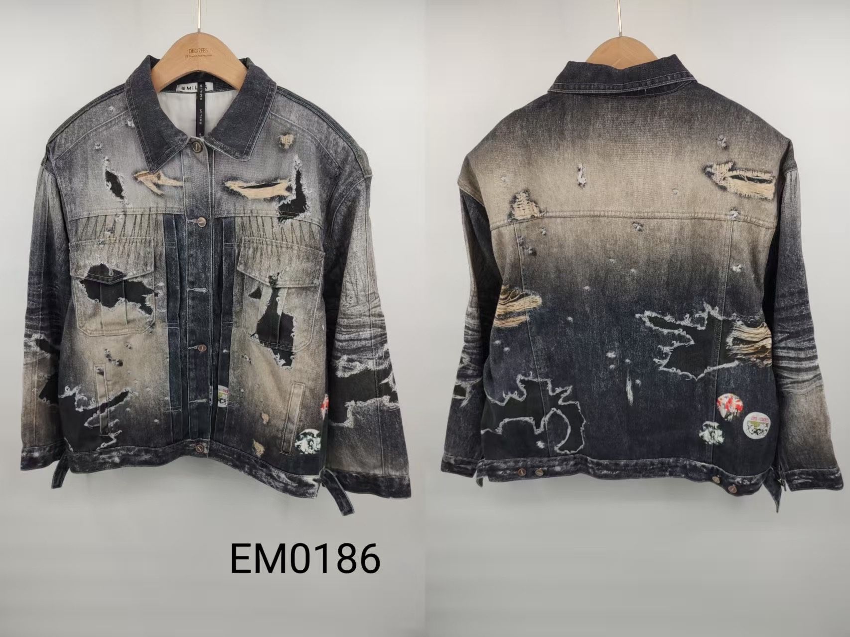 Oversized Jacke mit Kragen