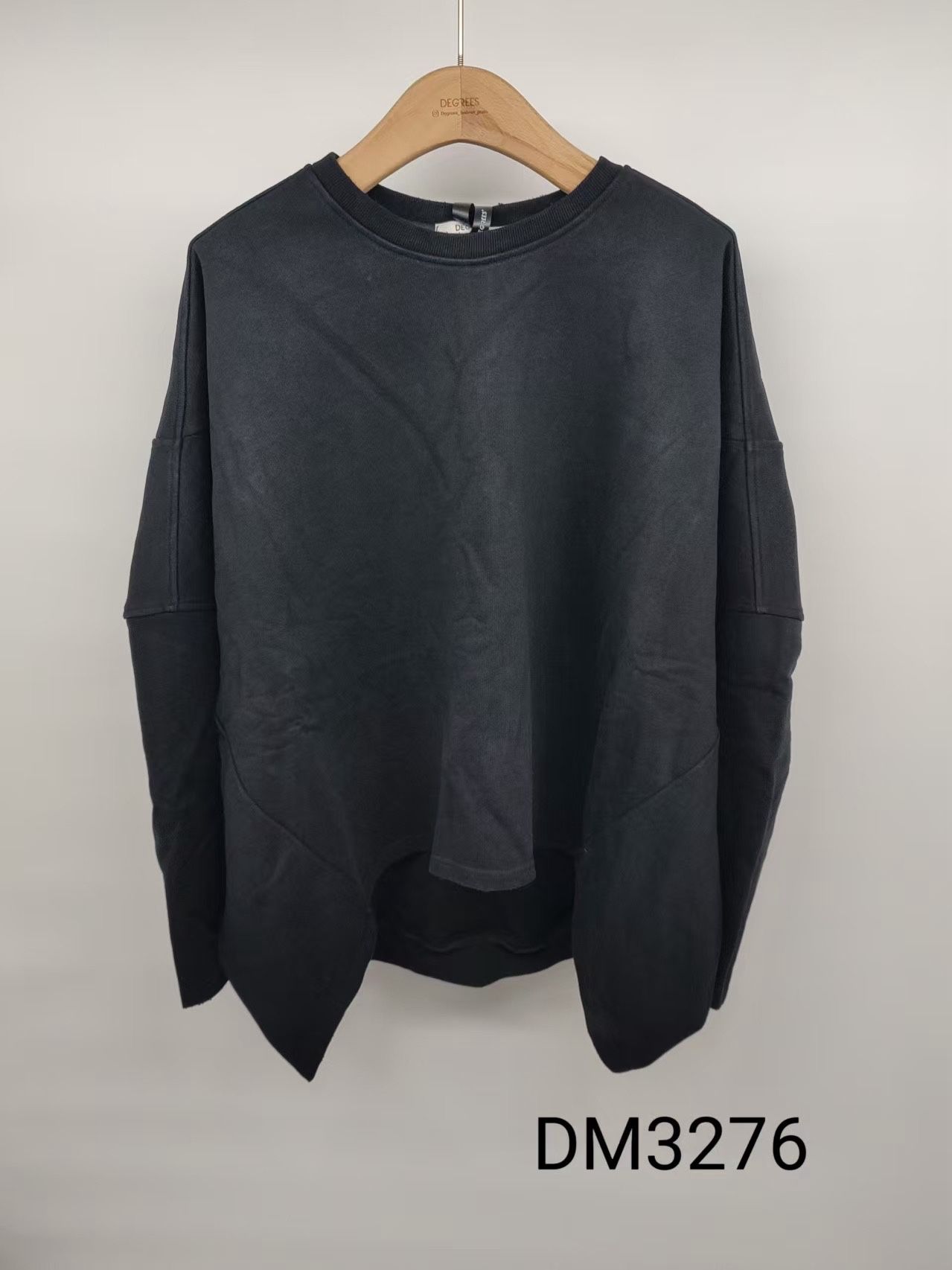 Lockerer Sweatshirt mit Rundhals