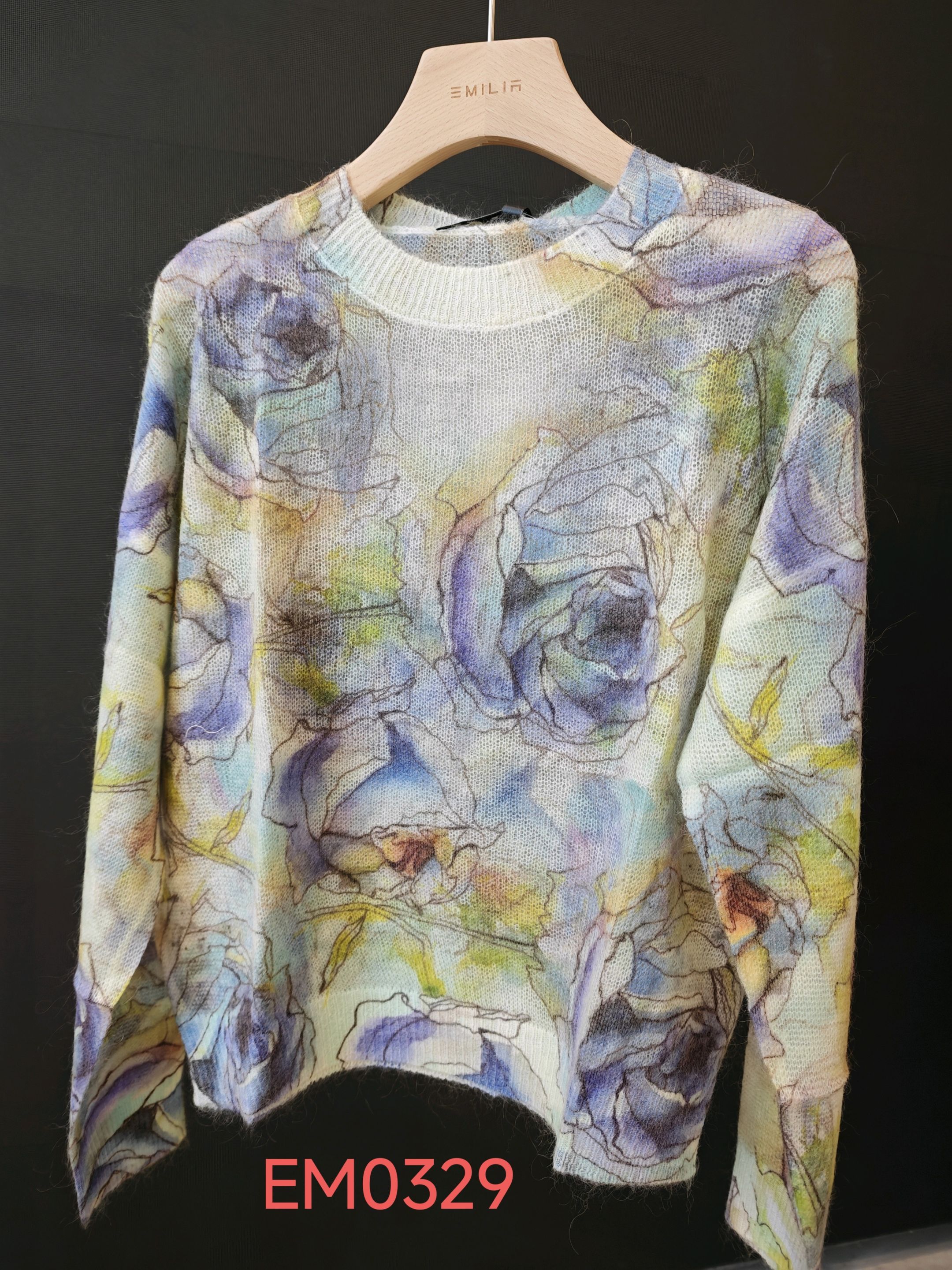Pullover mit Blumenmuster