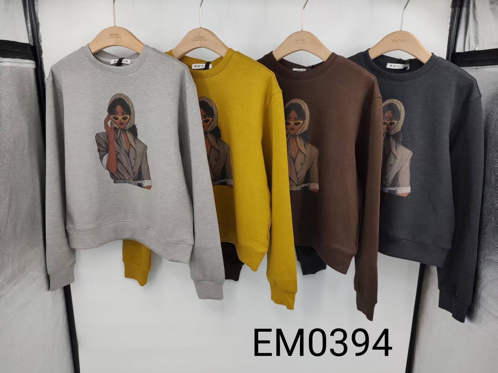 Oversize-Sweatshirt mit Print