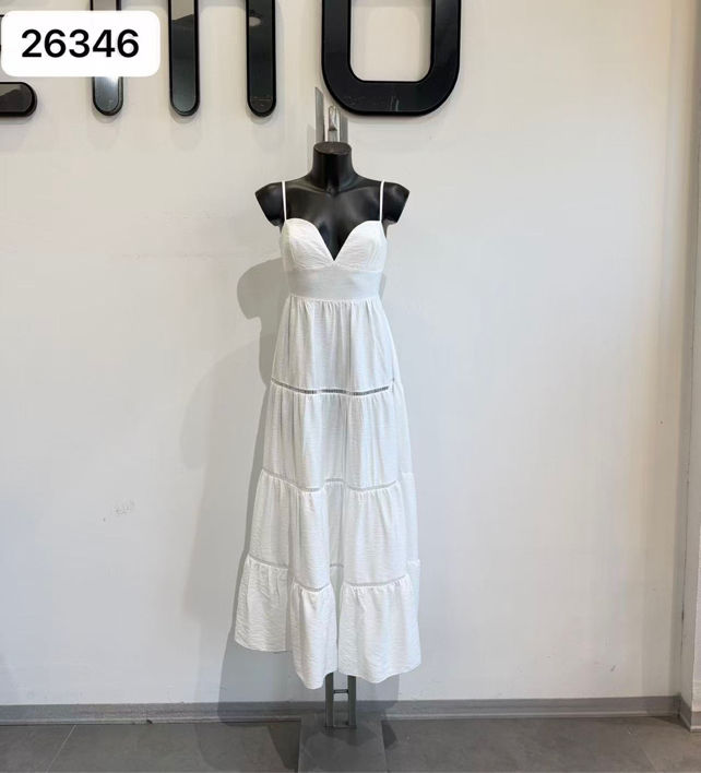 Maxikleid mit herzförmigem Ausschnitt