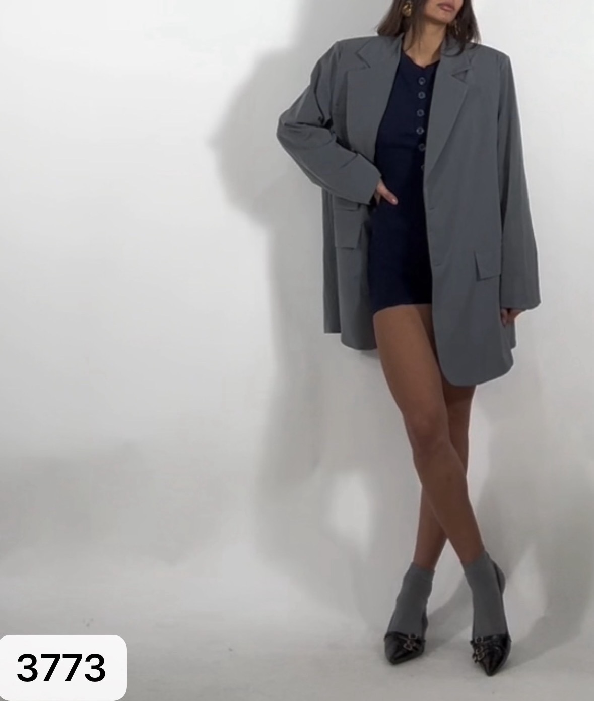 Verlängertes Oversize-Blazer