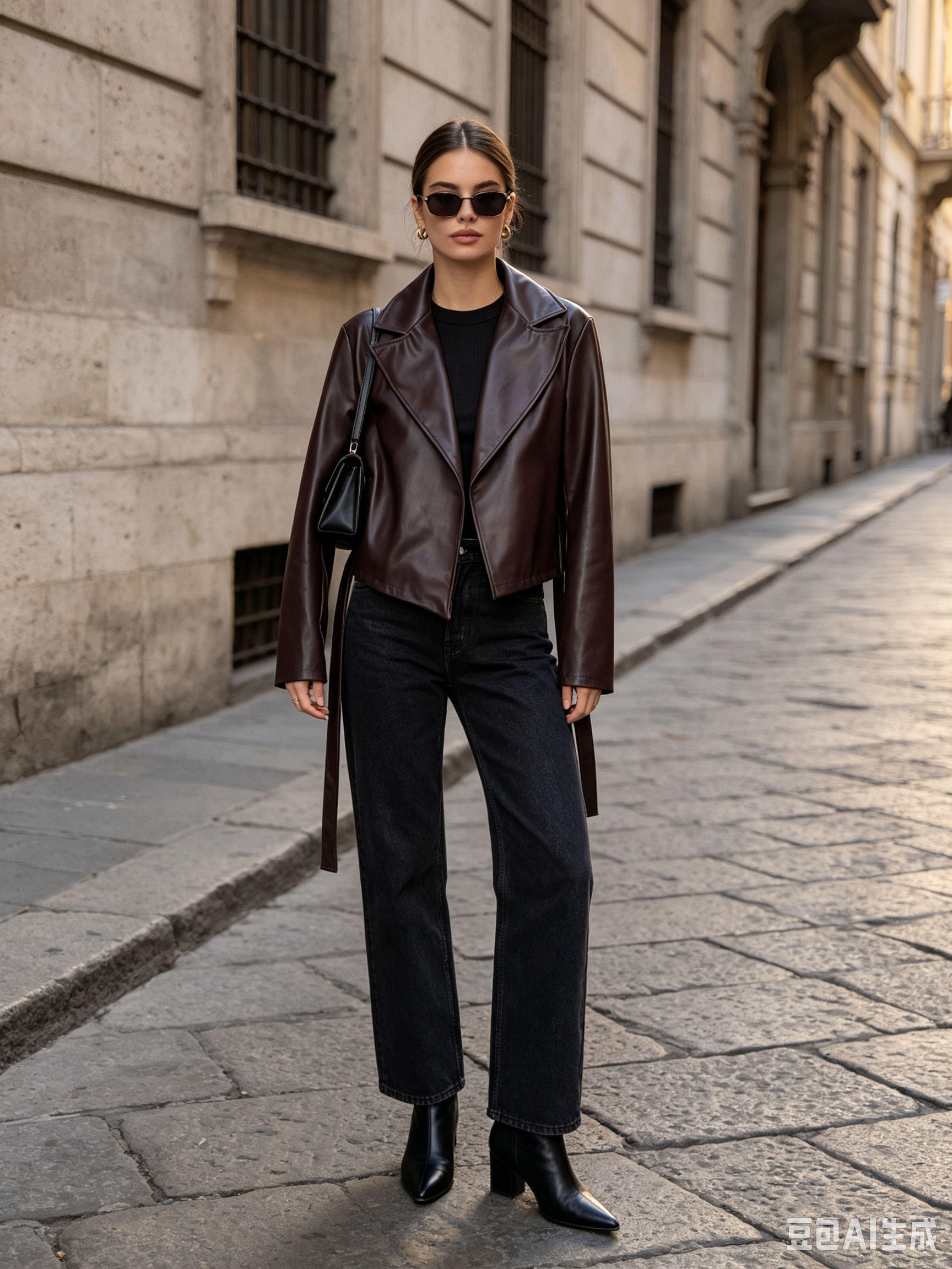 Taillierter Blazer zum Binden