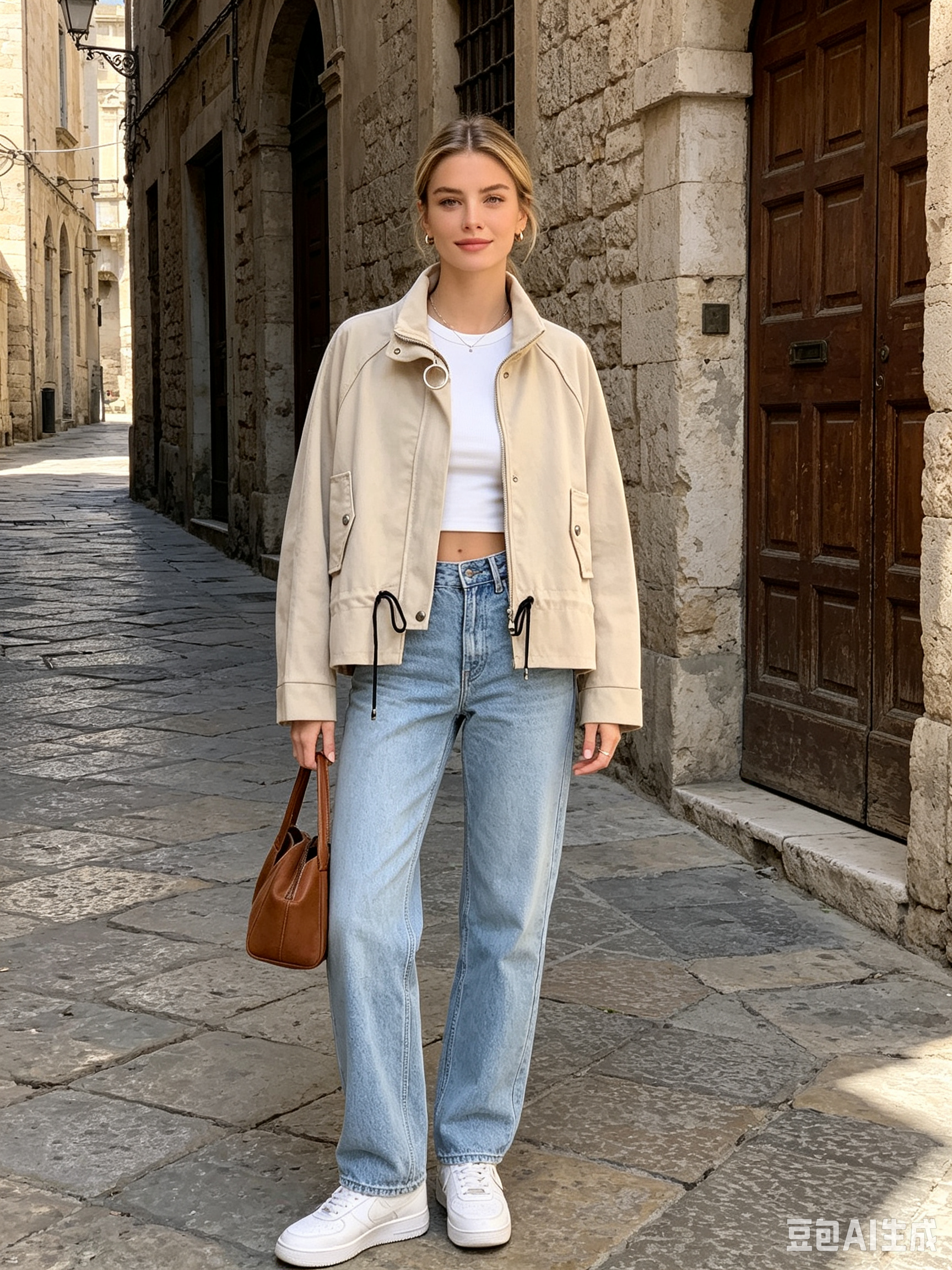 Regular-Jacke mit Kragen