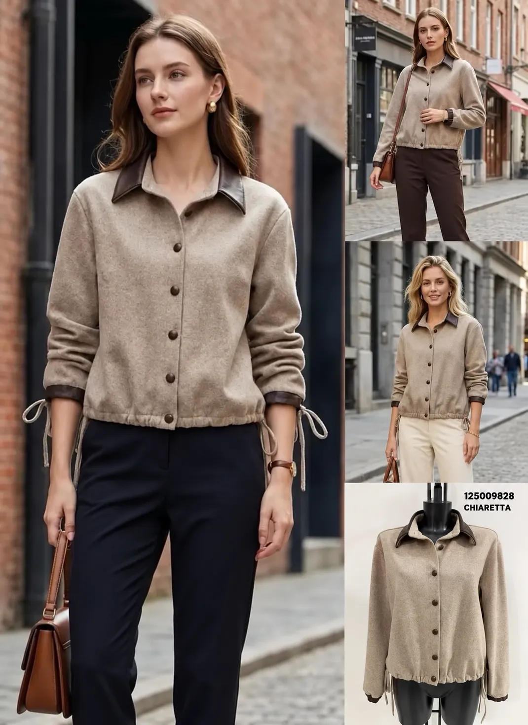 Jacke mit Kordelzug