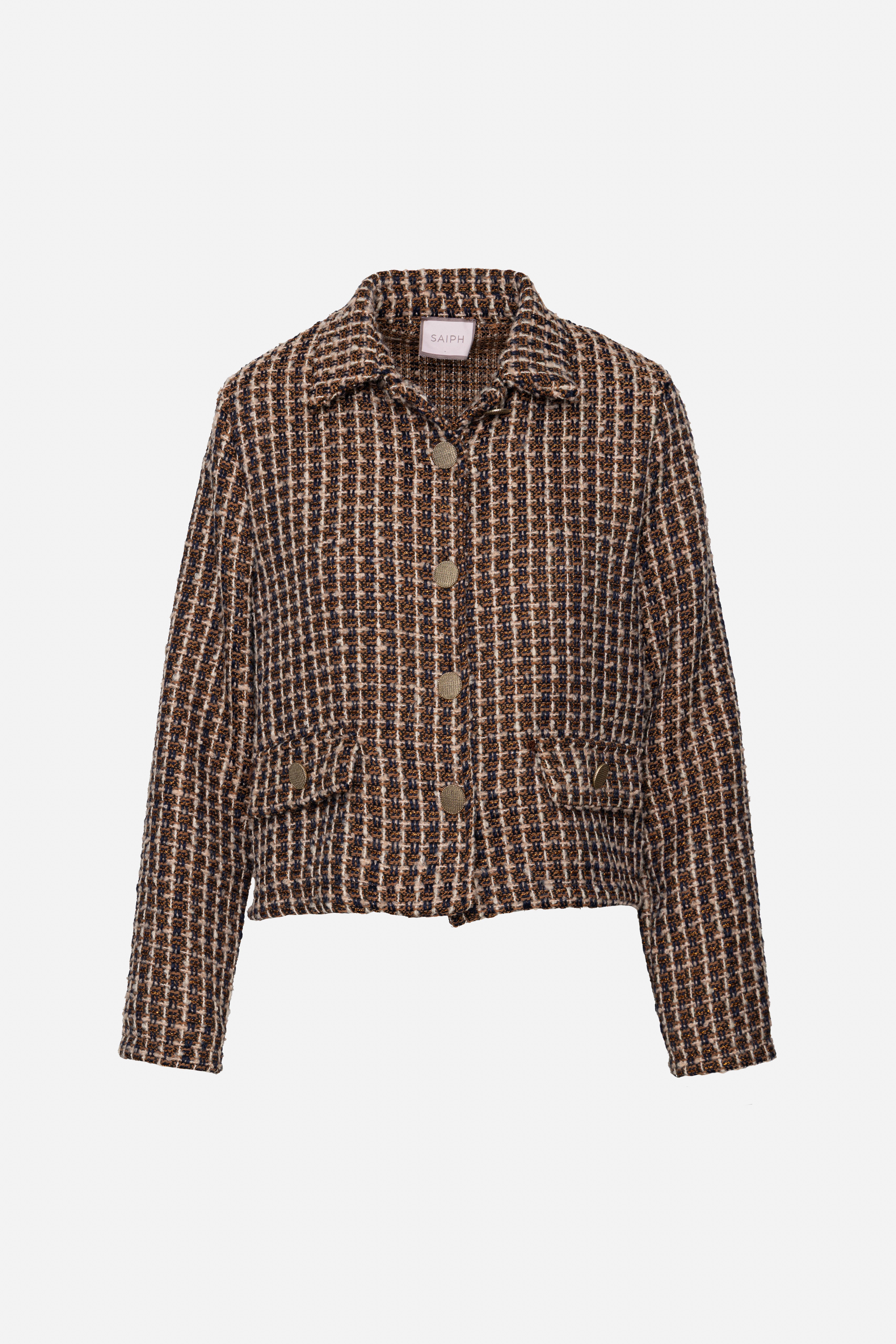 Kurze Tweed-Jacke
