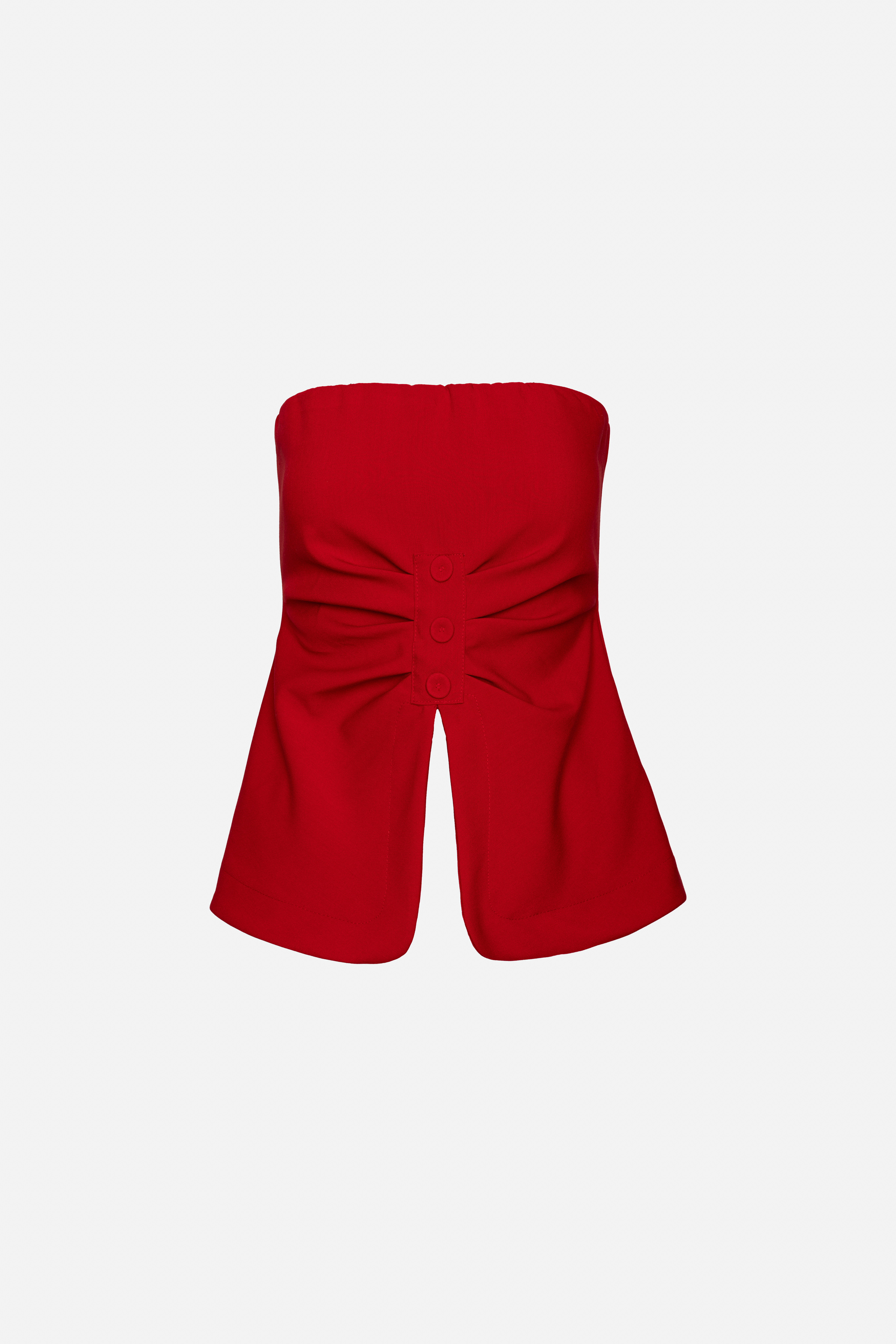 Figurbetontes Top mit Off‑Shoulder
