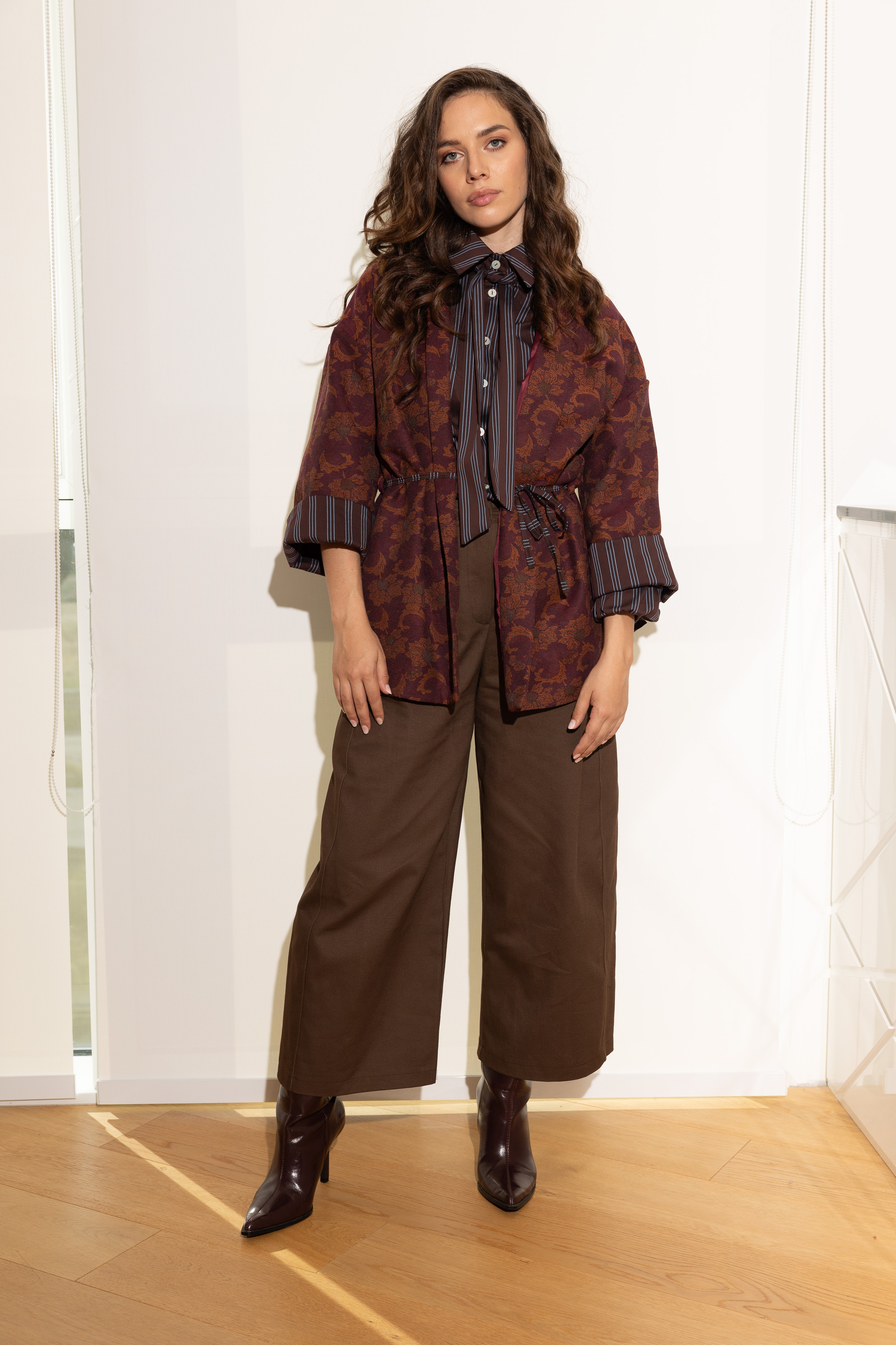 High‑Waist Wide‑Leg Hose