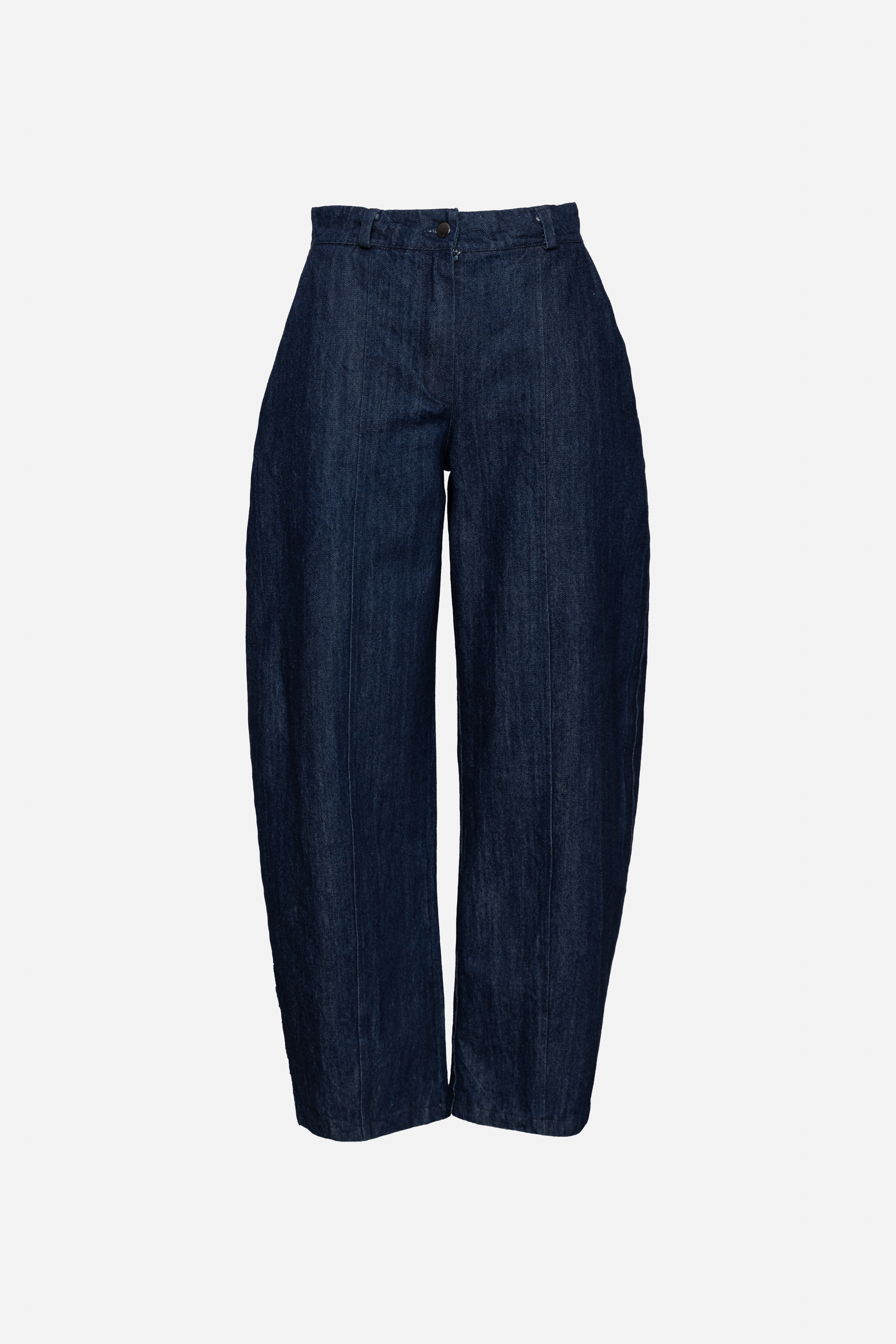 Jeans mit hohem Bund und geradem Bein