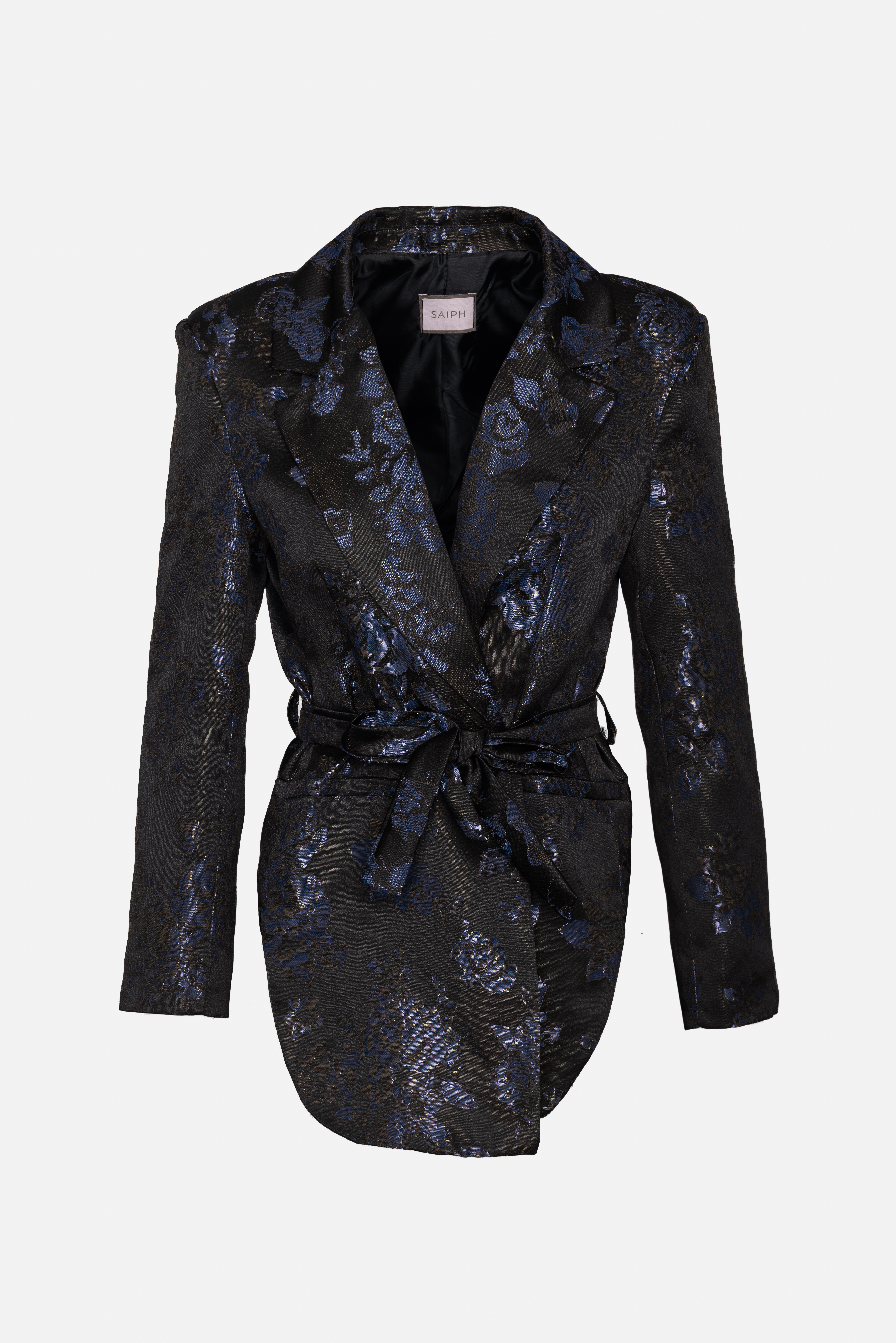 Blazer-Jacke mit Gürtel