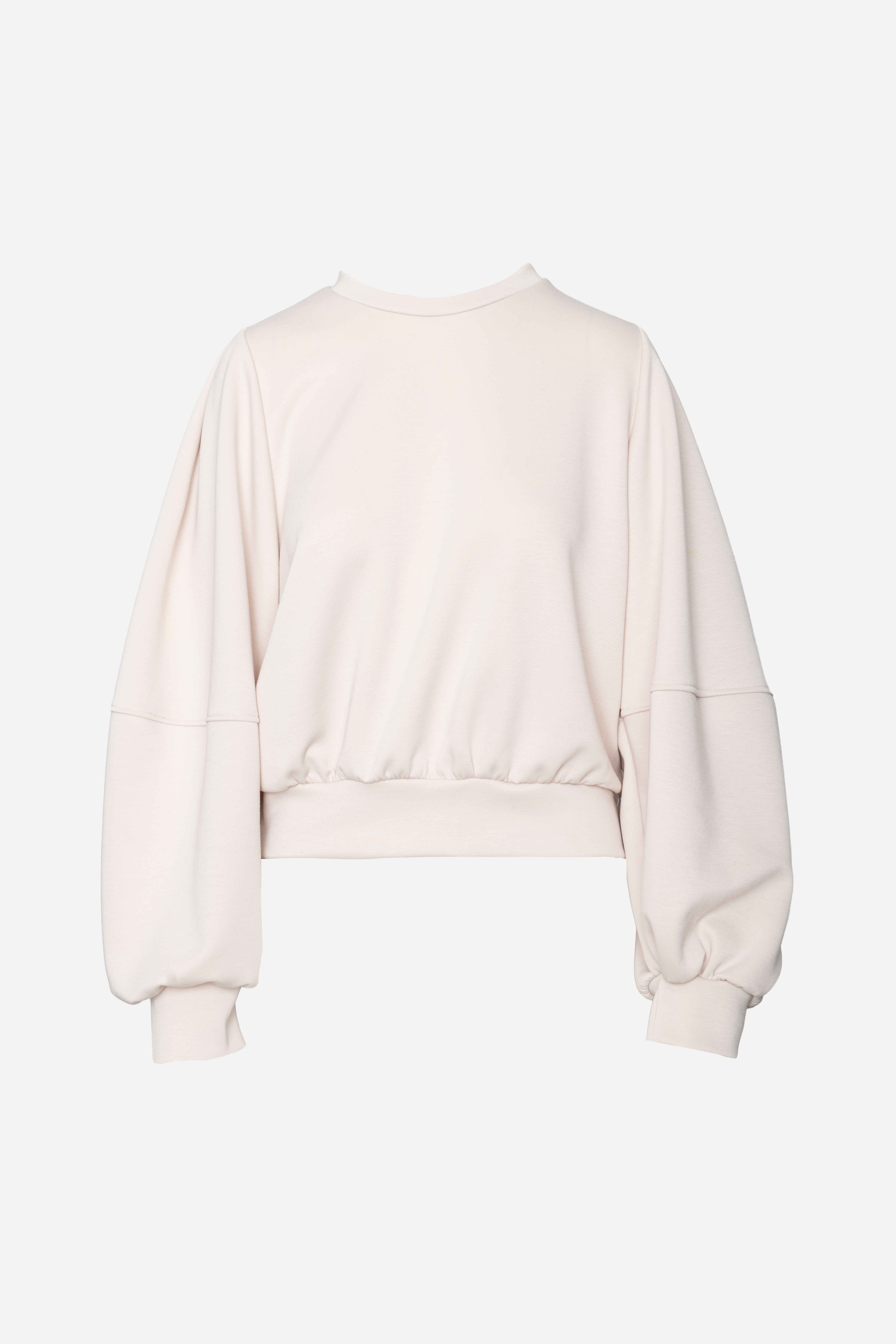 Lässiger Pullover mit Puffärmeln