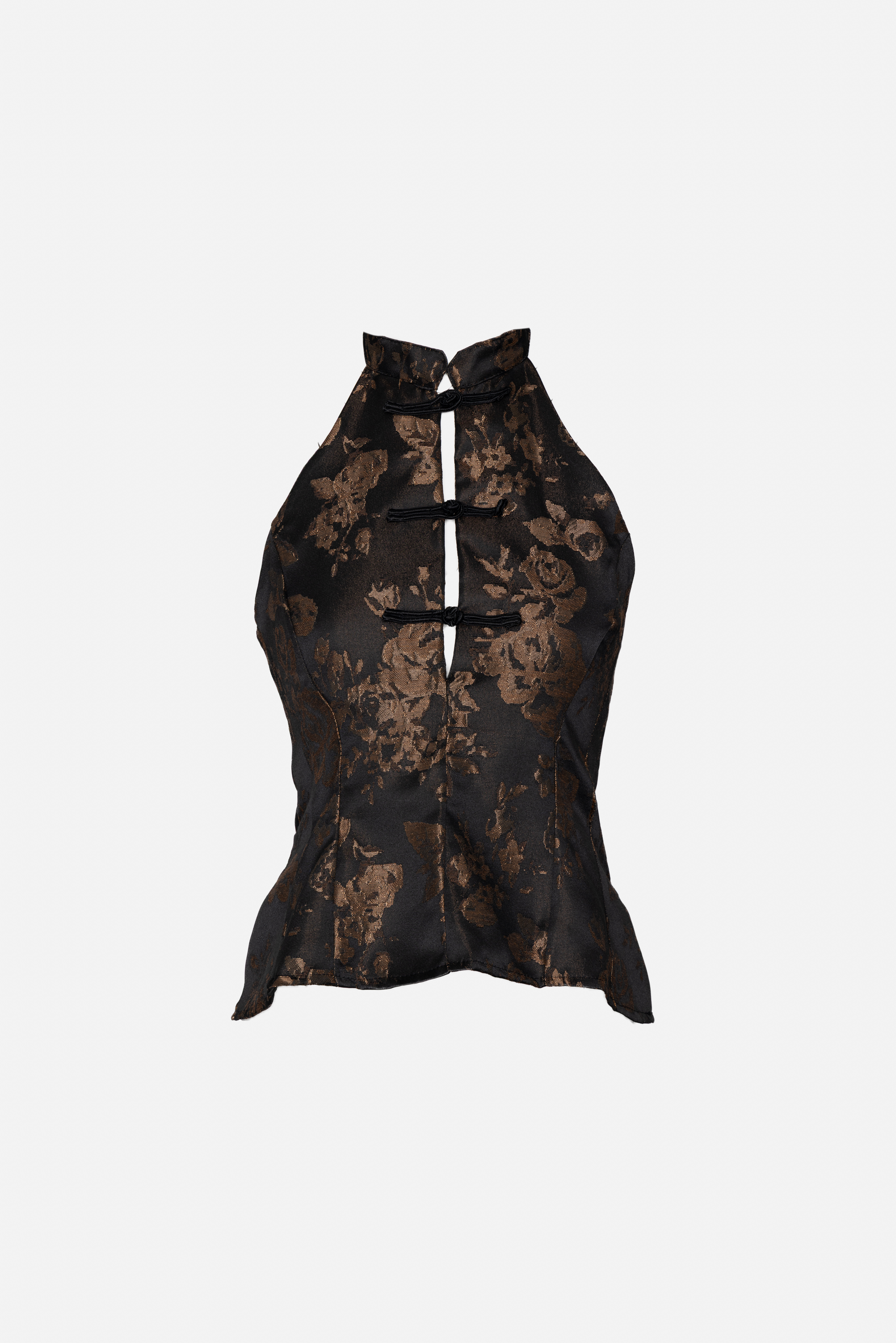 Figurnaher Halter-Top