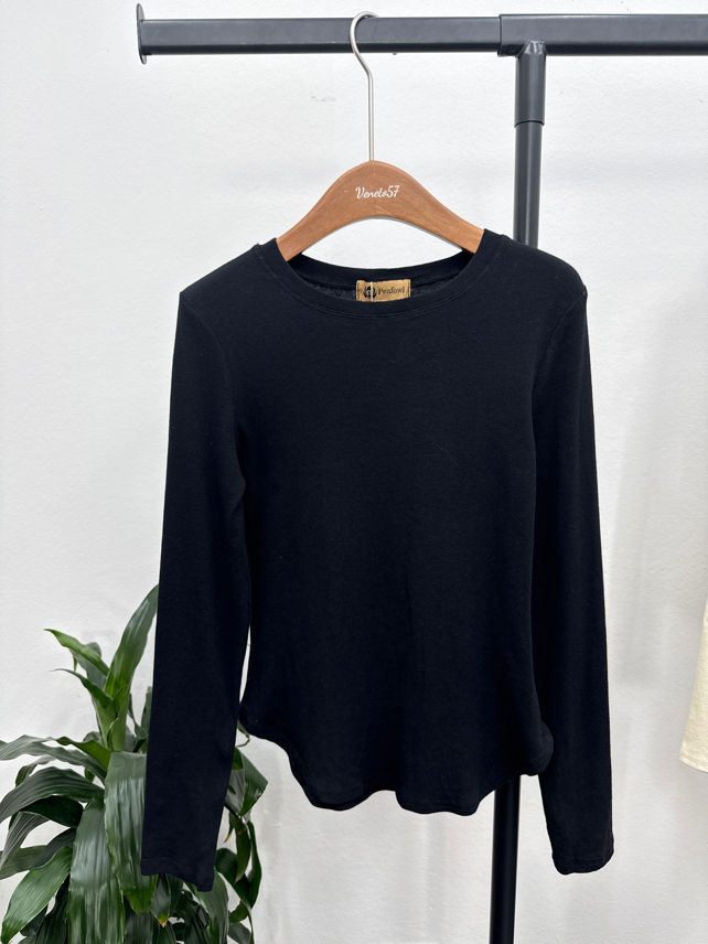 Figurbetontes Langarmshirt