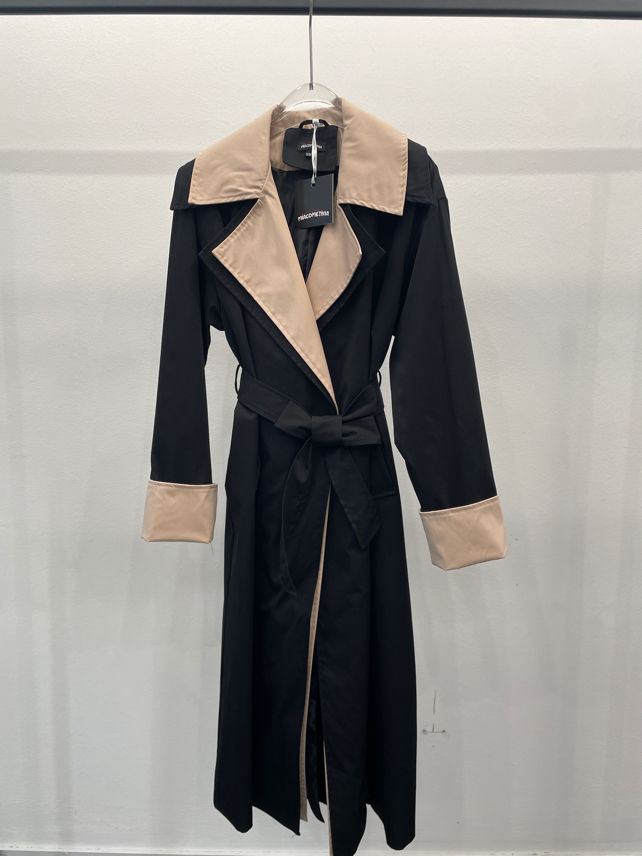 Wickel-Midilänge Trenchcoat