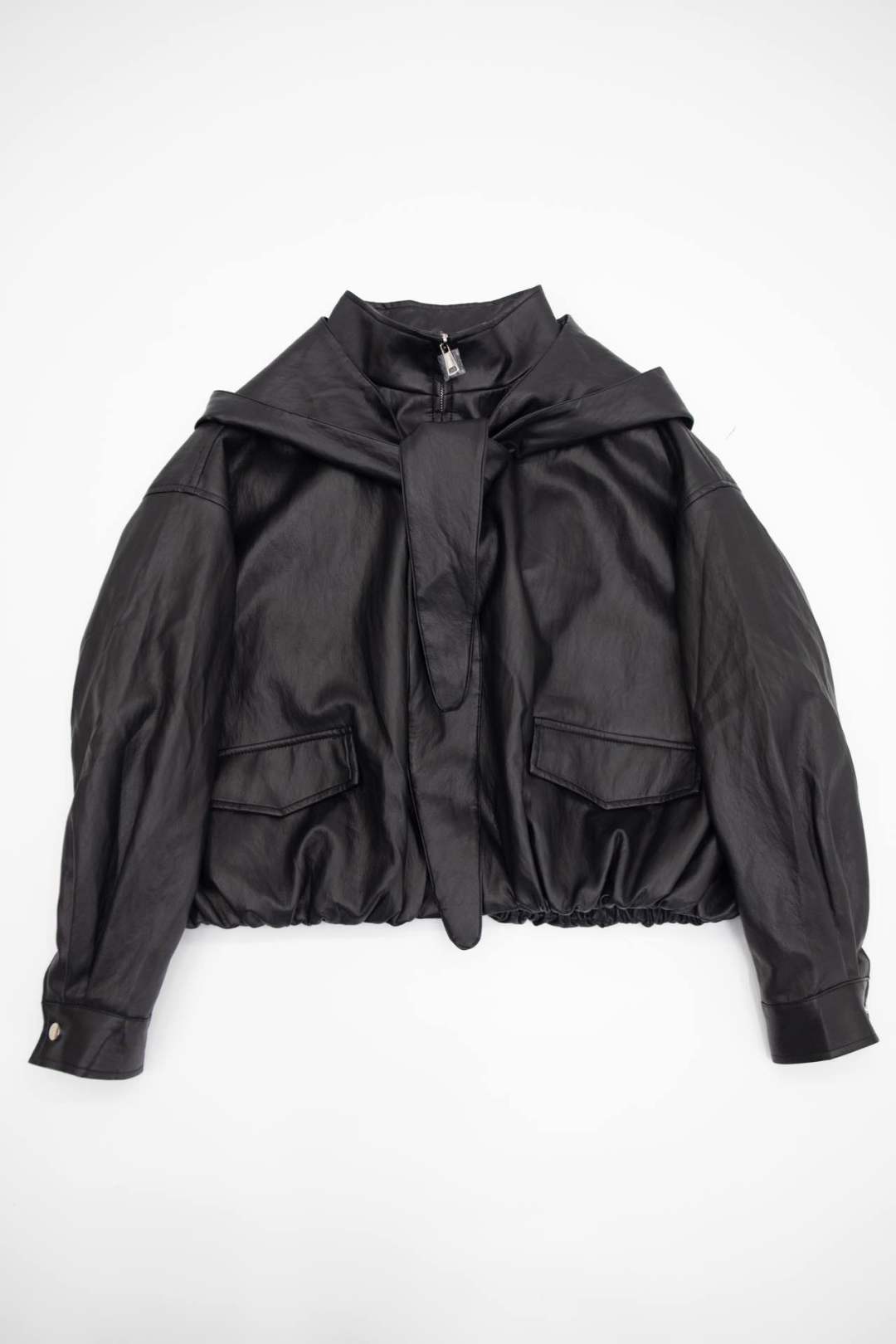 Oversized-Jacke mit Stehkragen