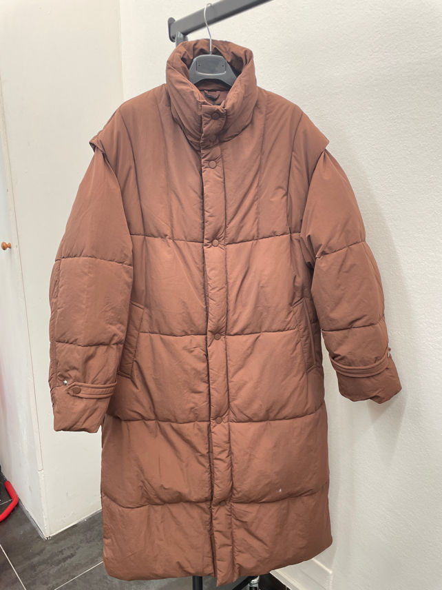 Oversize-Mantel mit Stehkragen