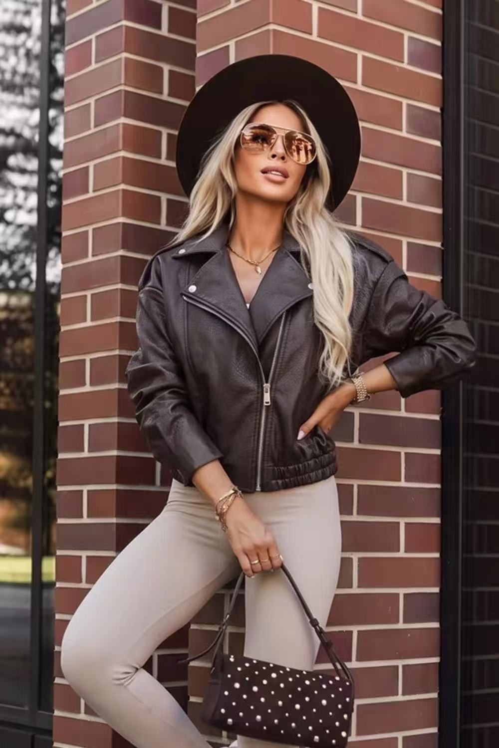 Lässige Bikerjacke