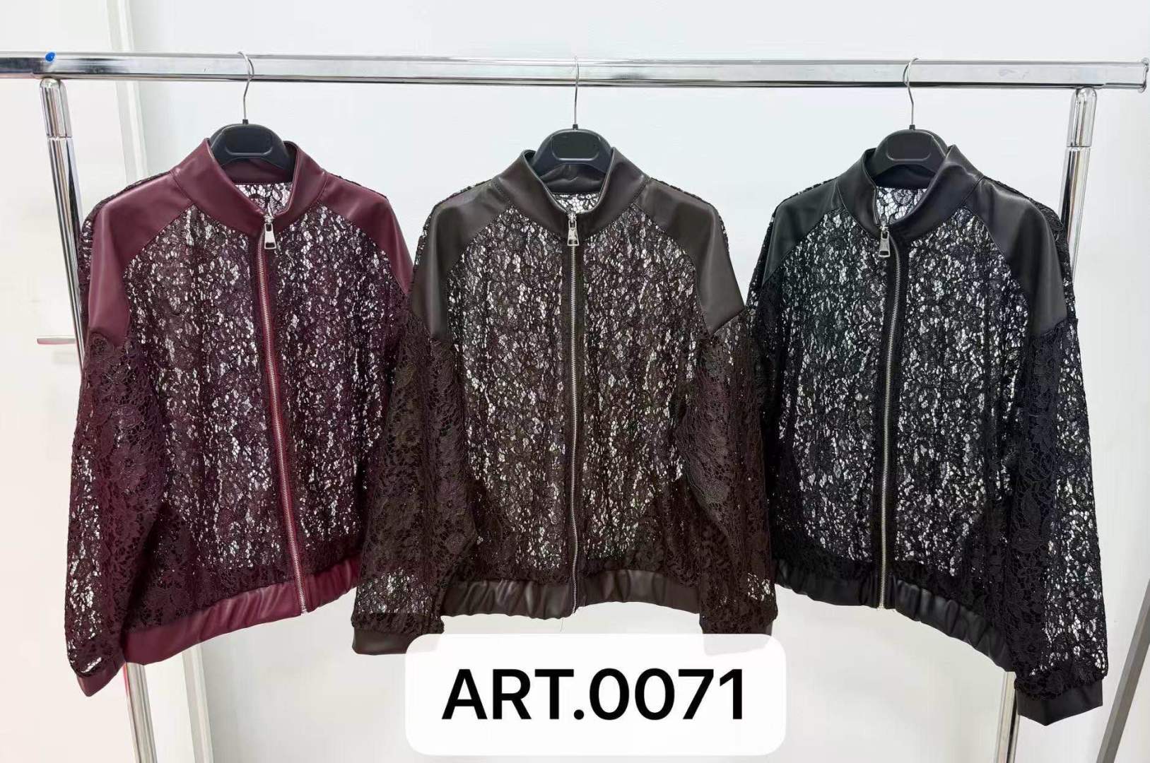 Kurtka Bomber Koronkowa