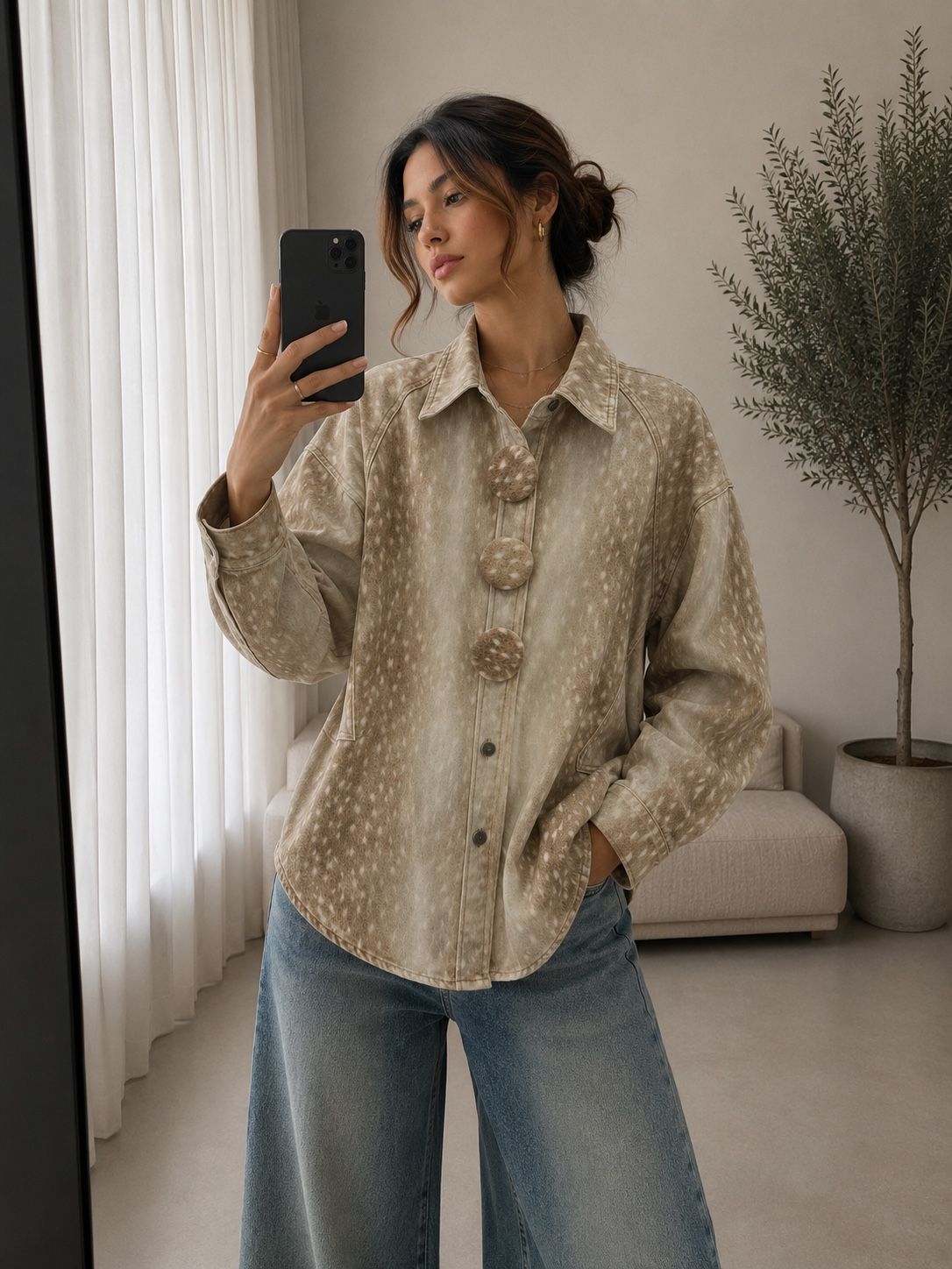 Legere Oversize-Bluse