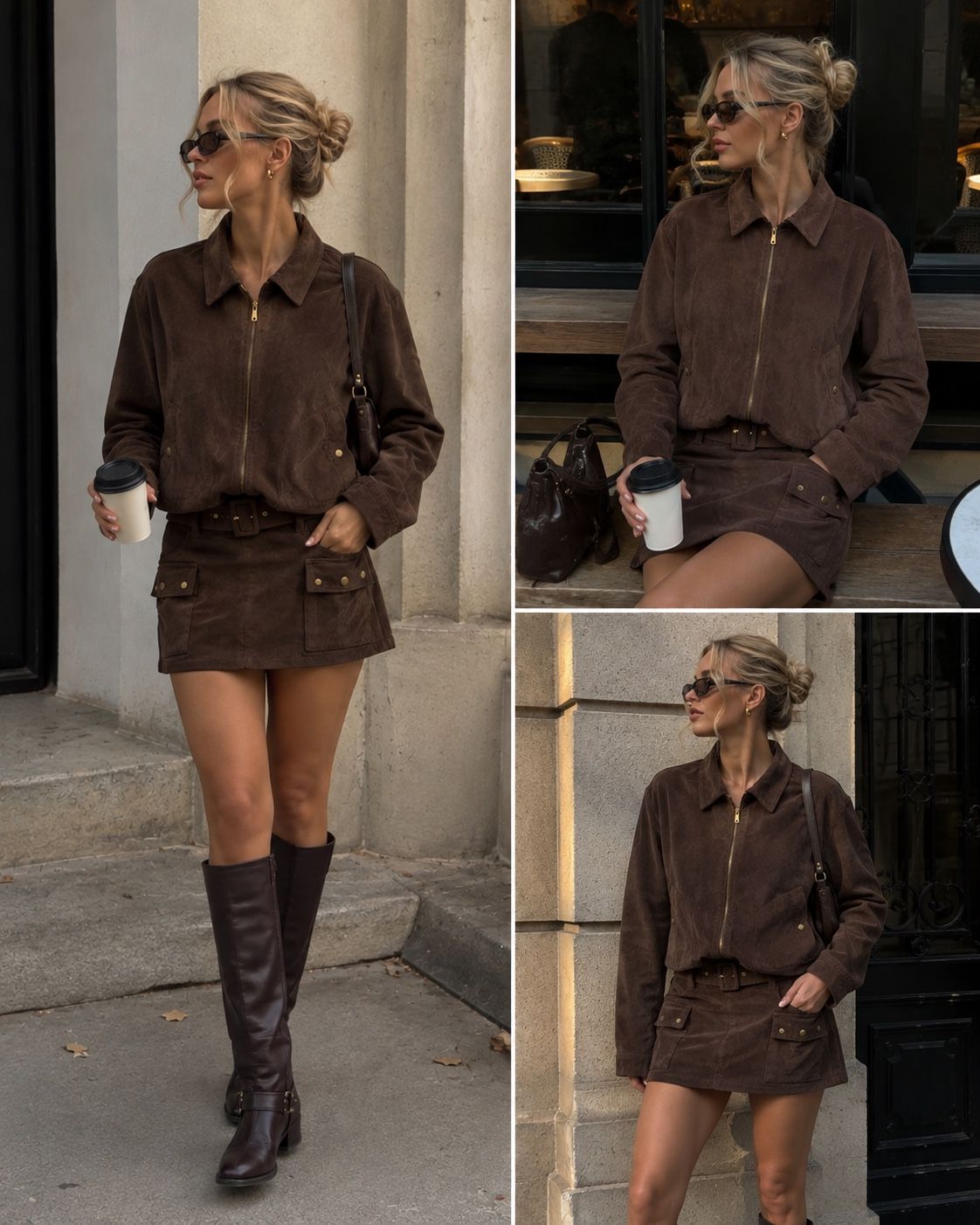Set: Jacke und Minirock