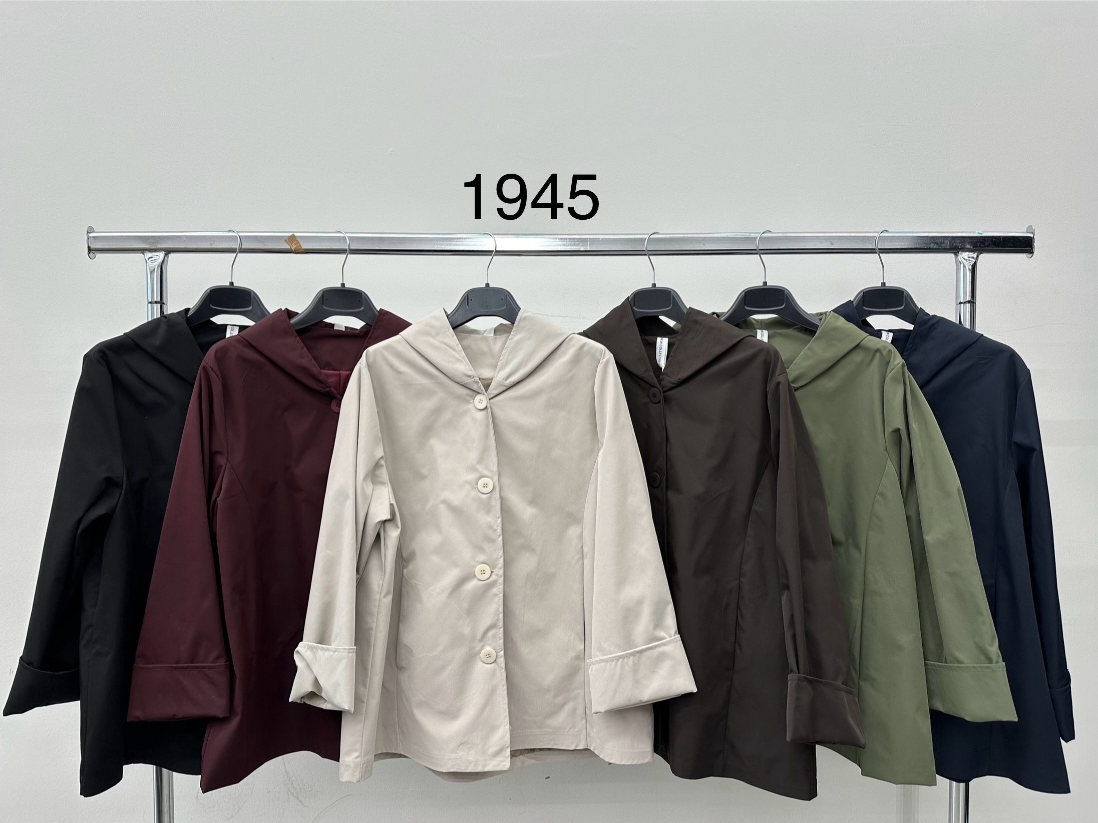 Gerade Jacke mit Kragen