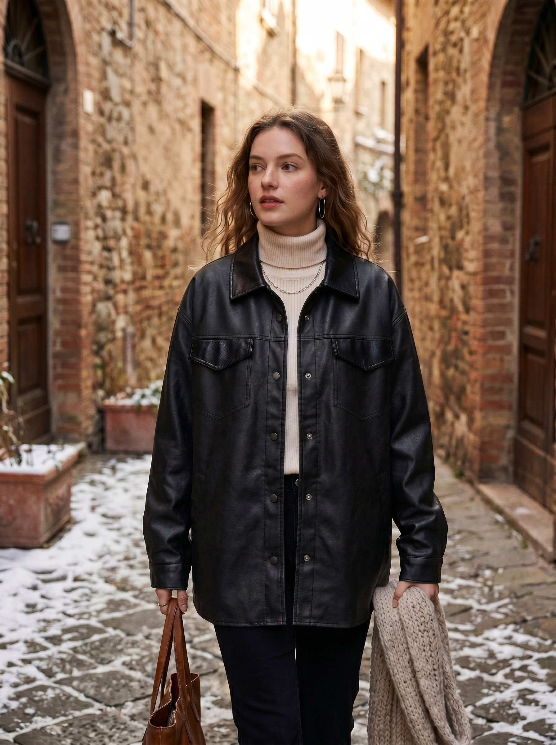 Oversize Hemdblazer