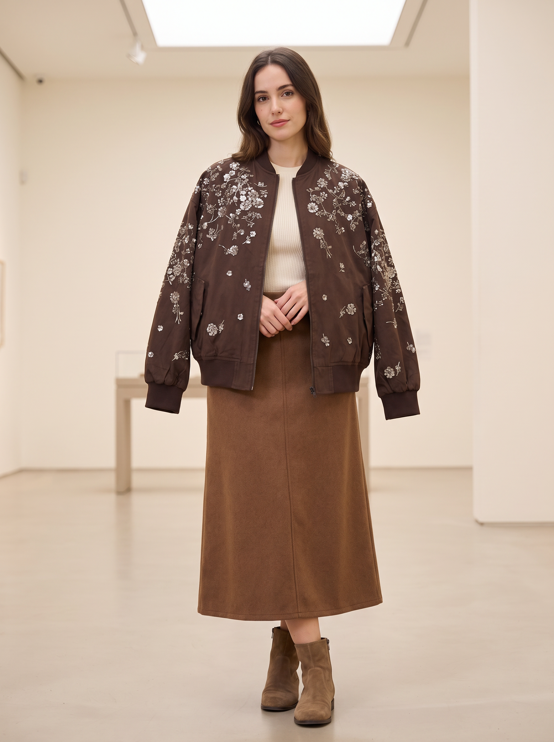 Oversize Bomberjacke