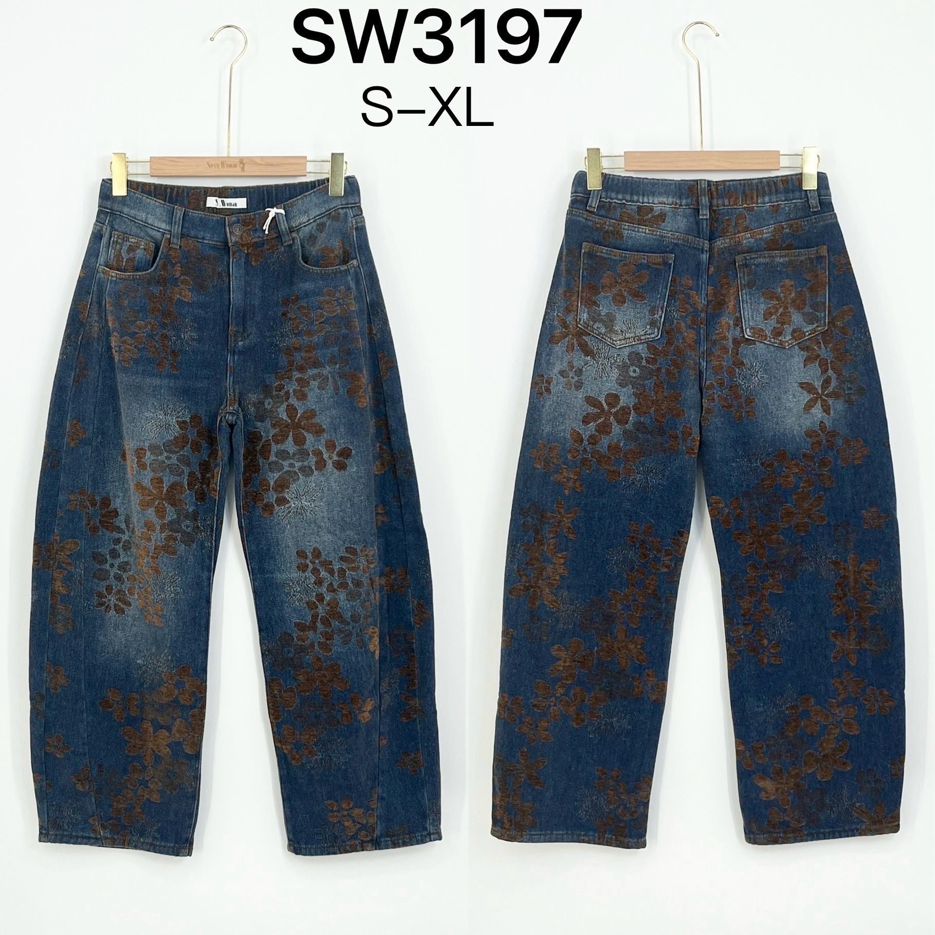Gerade Jeans knöchellang