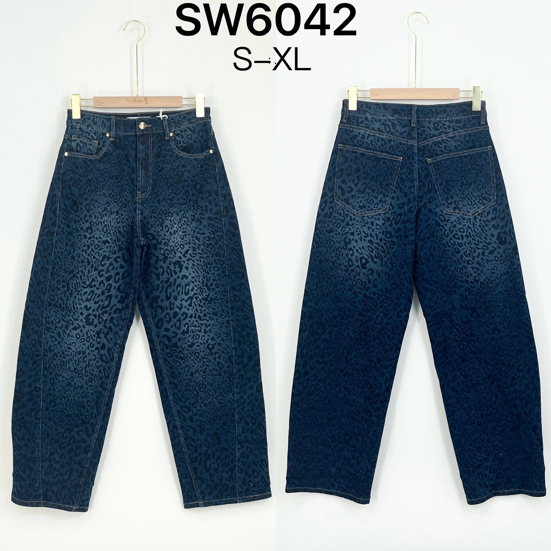 Regular 7/8 ausgestellte Hose
