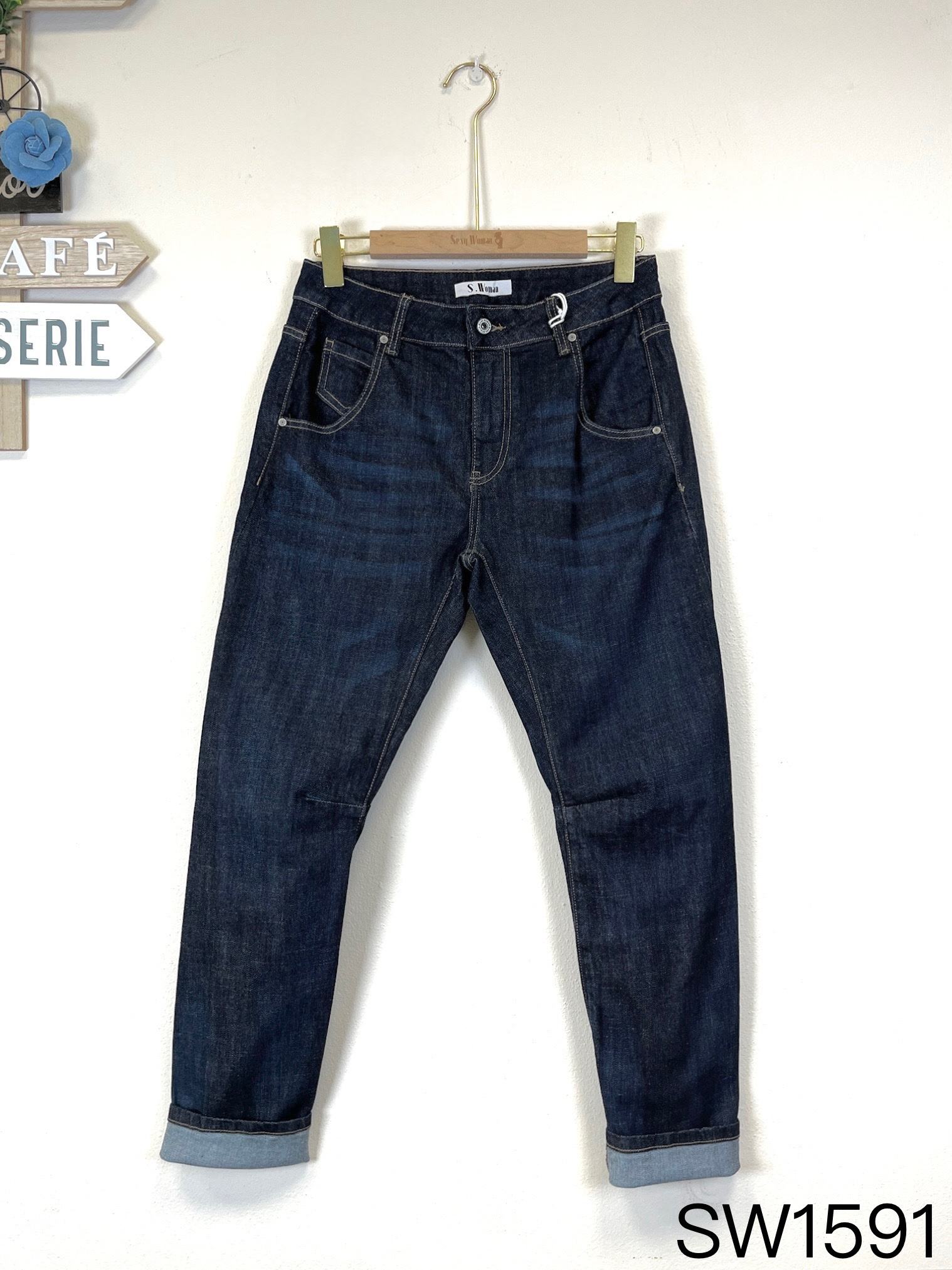 Gerade Knöchellange Jeans