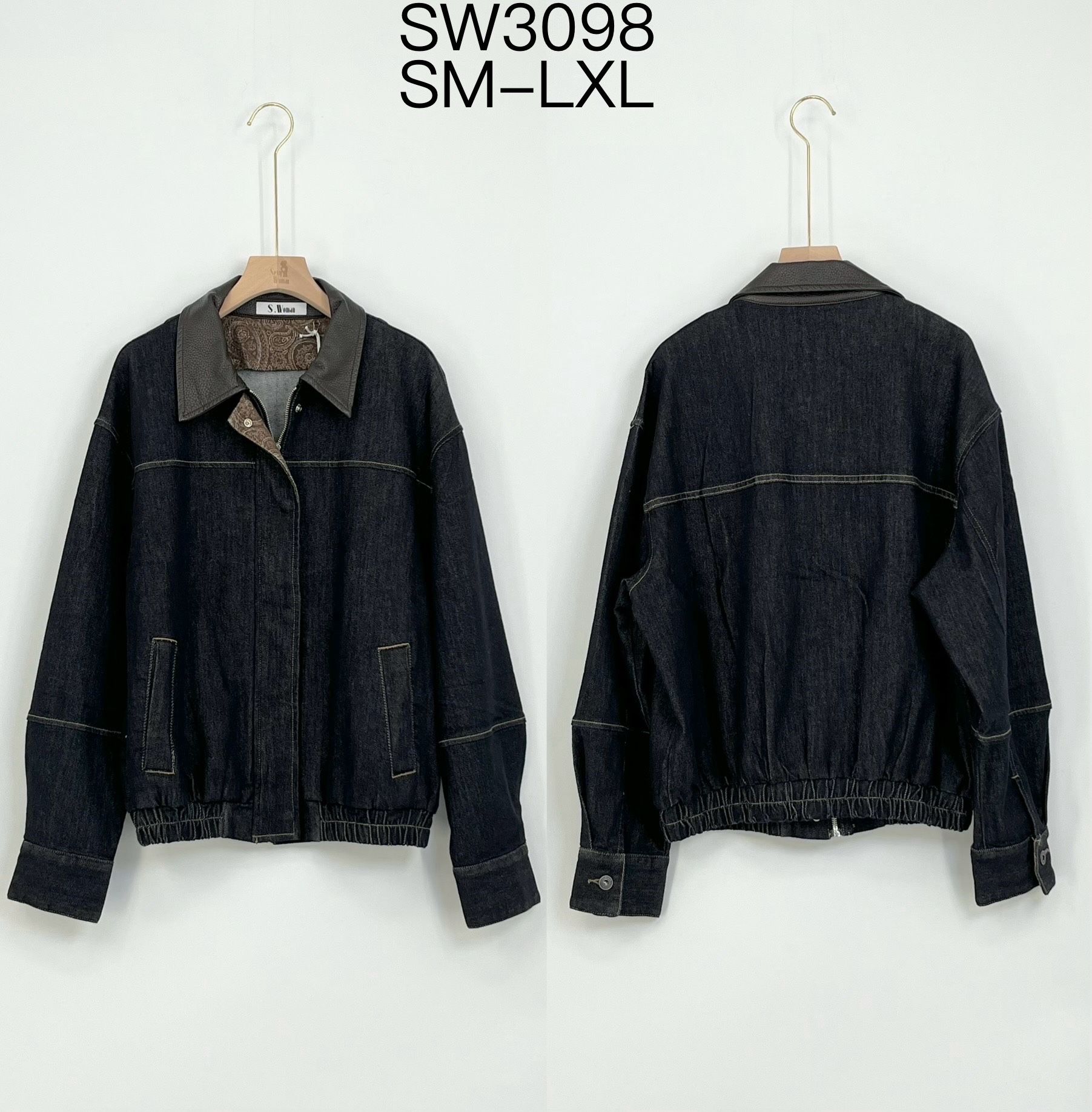 Kurtka bomber oversize