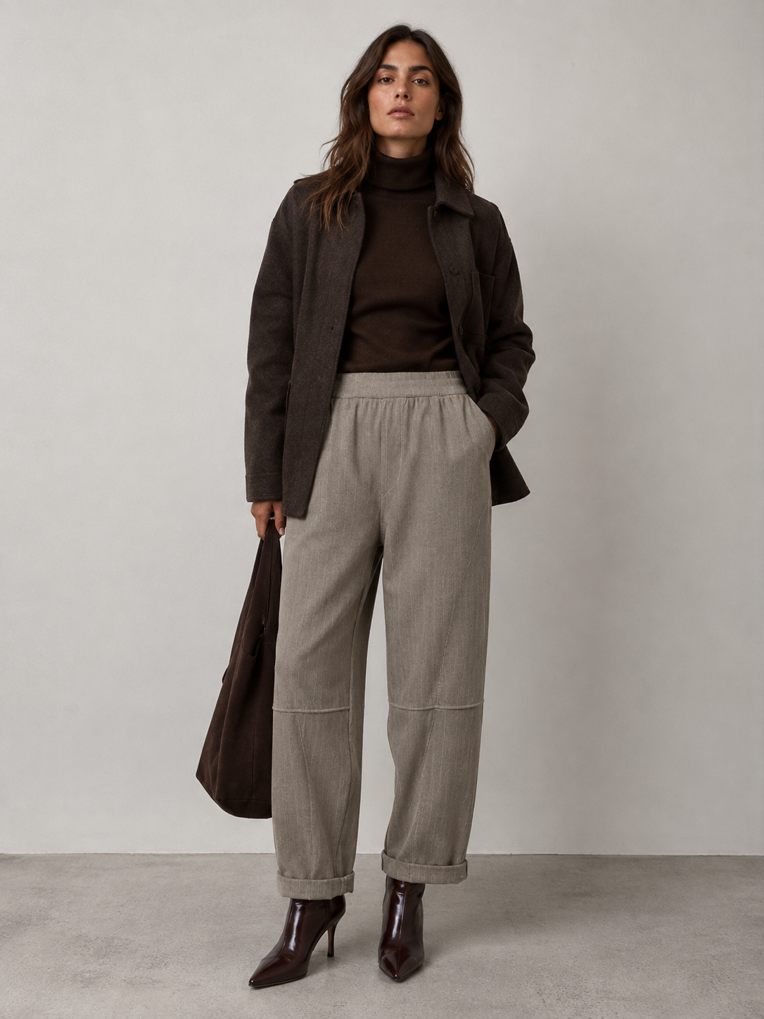 Lockere Knöchellange Hose
