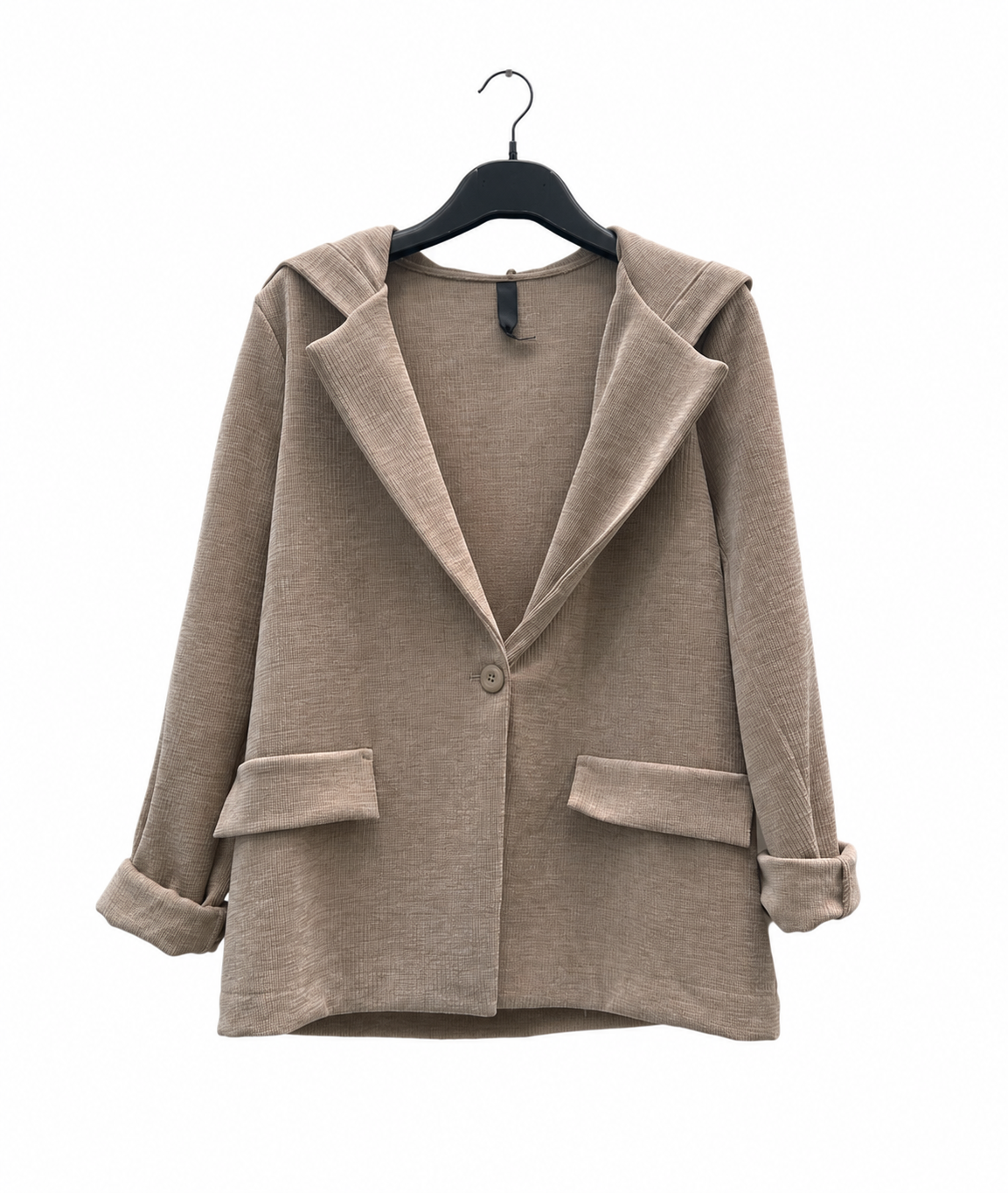 Regular-Jacke mit Kapuze