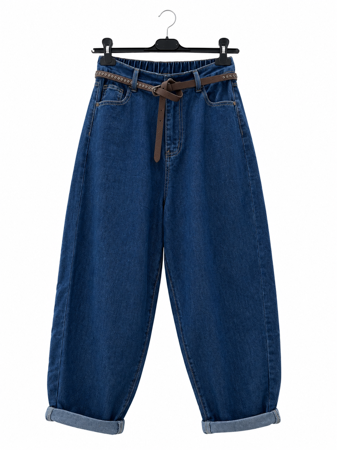 Baggy-Hose mit weitem Bein
