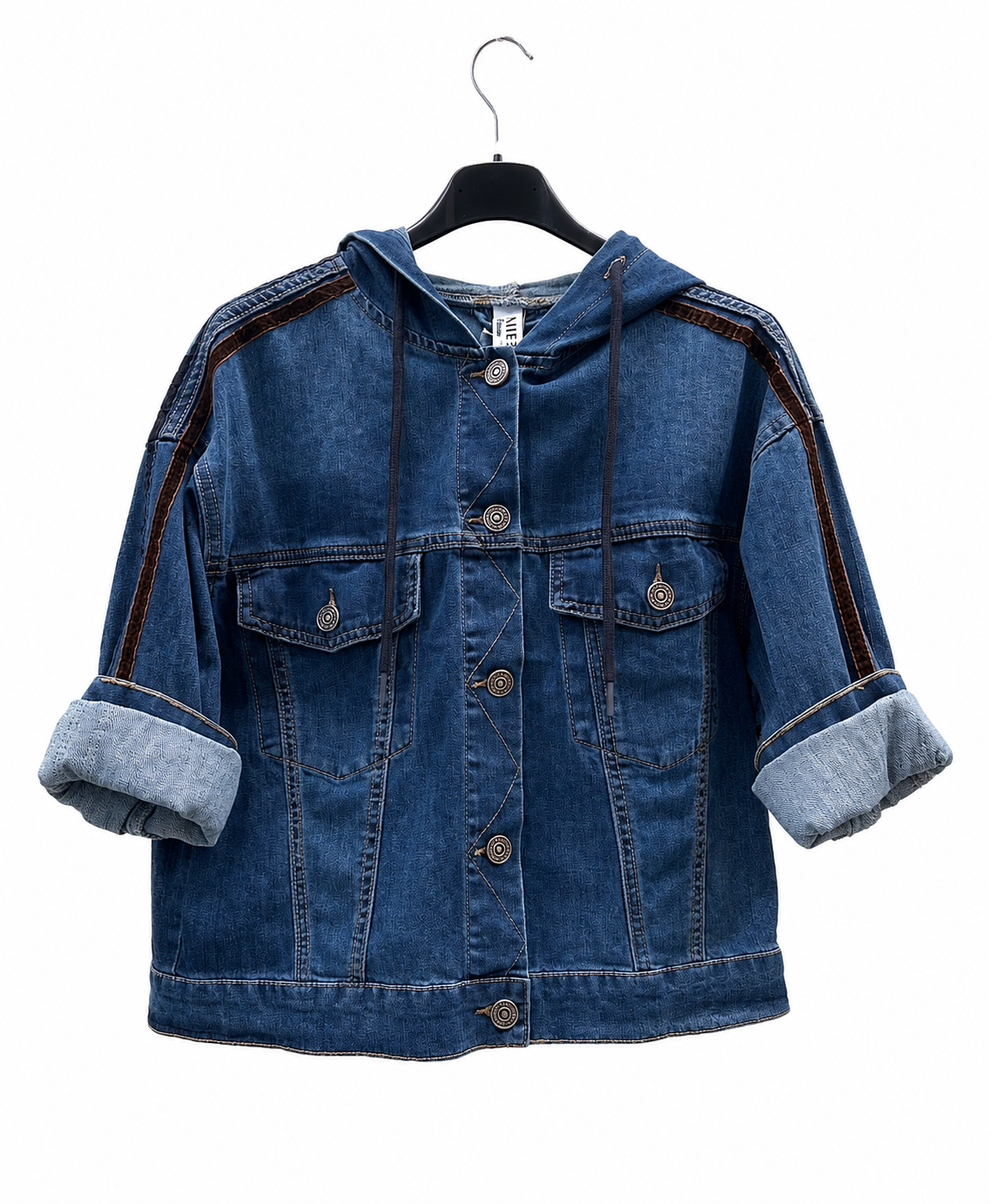 Oversized Jacke mit Kapuze