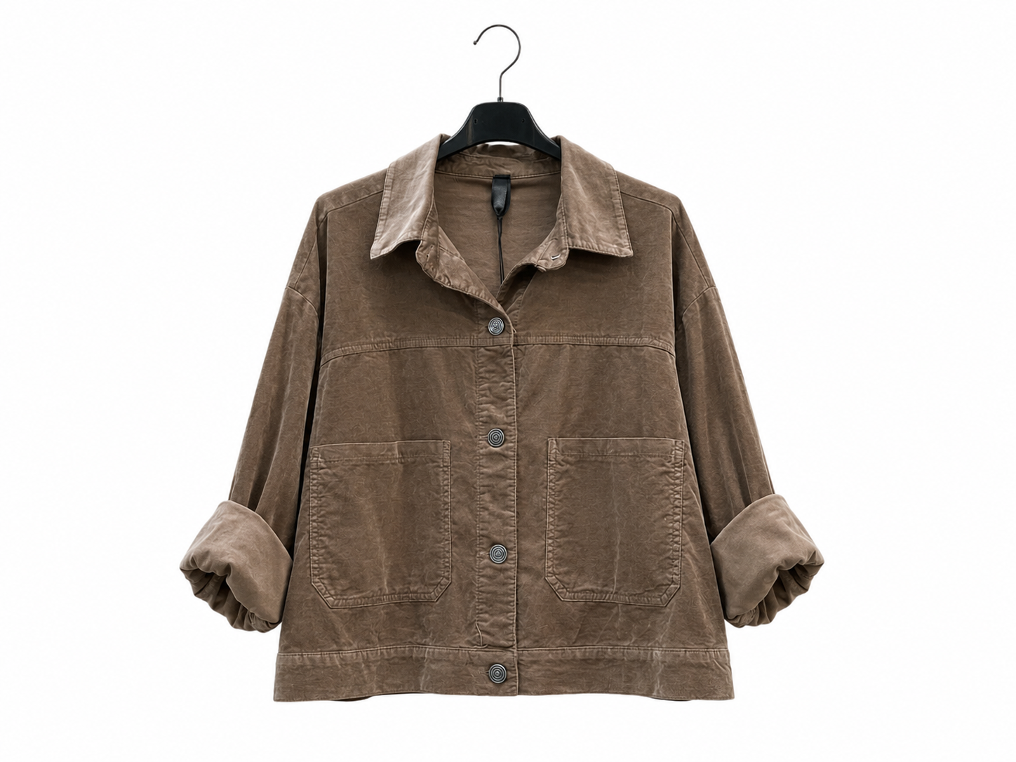 Oversize-Jacke mit Kragen