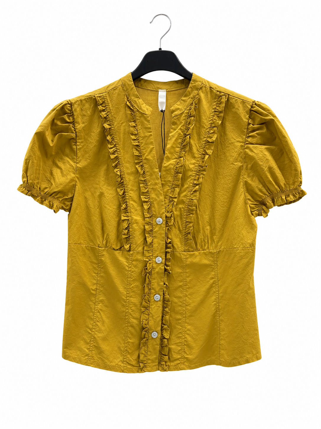Schneiderbluse mit Rüschen