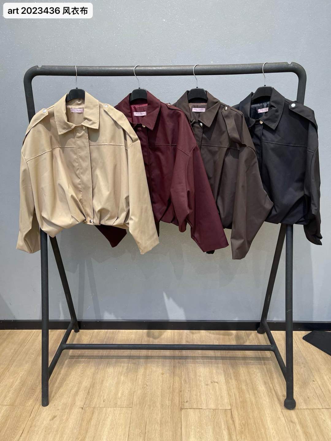 Cropped Hemdjacke
