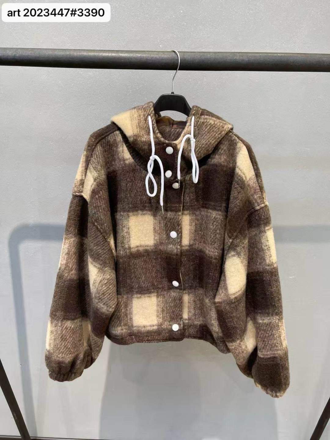 Oversized-Jacke mit Kapuze