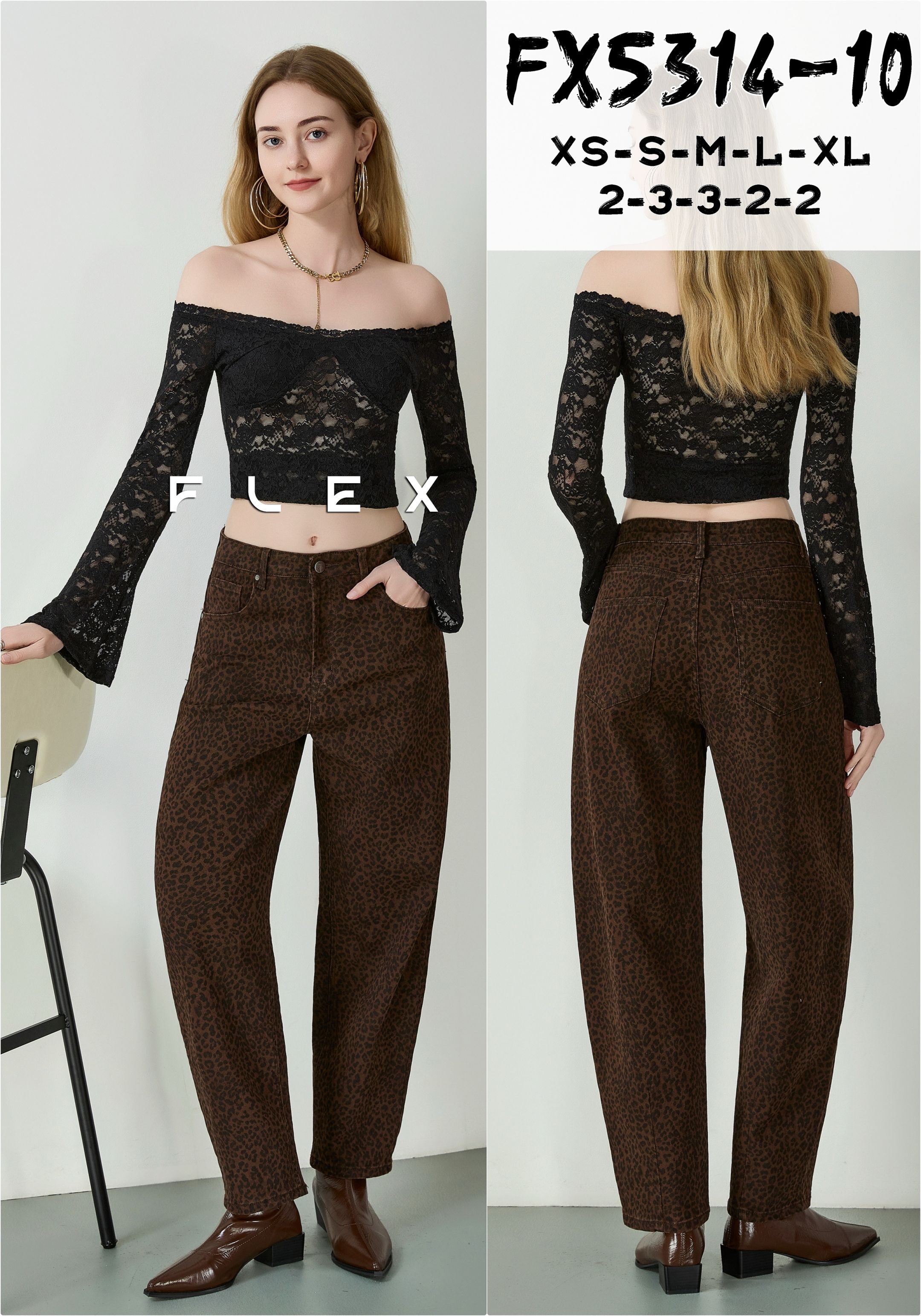Regular Hosen mit geradem Bein