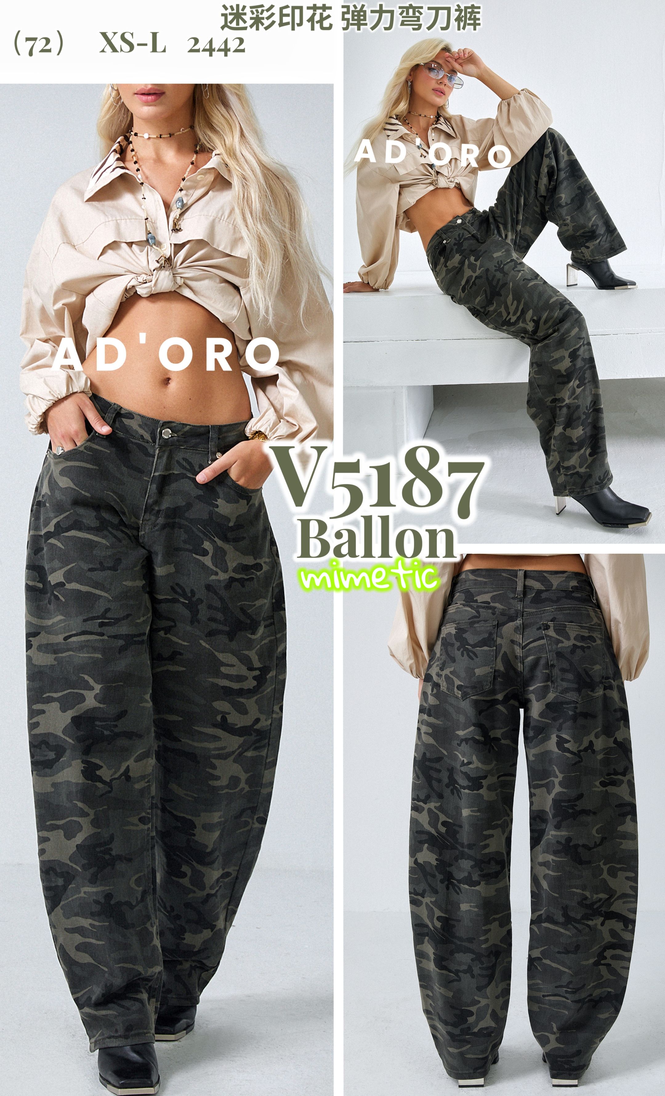 Balloon-Hose mit Taschen