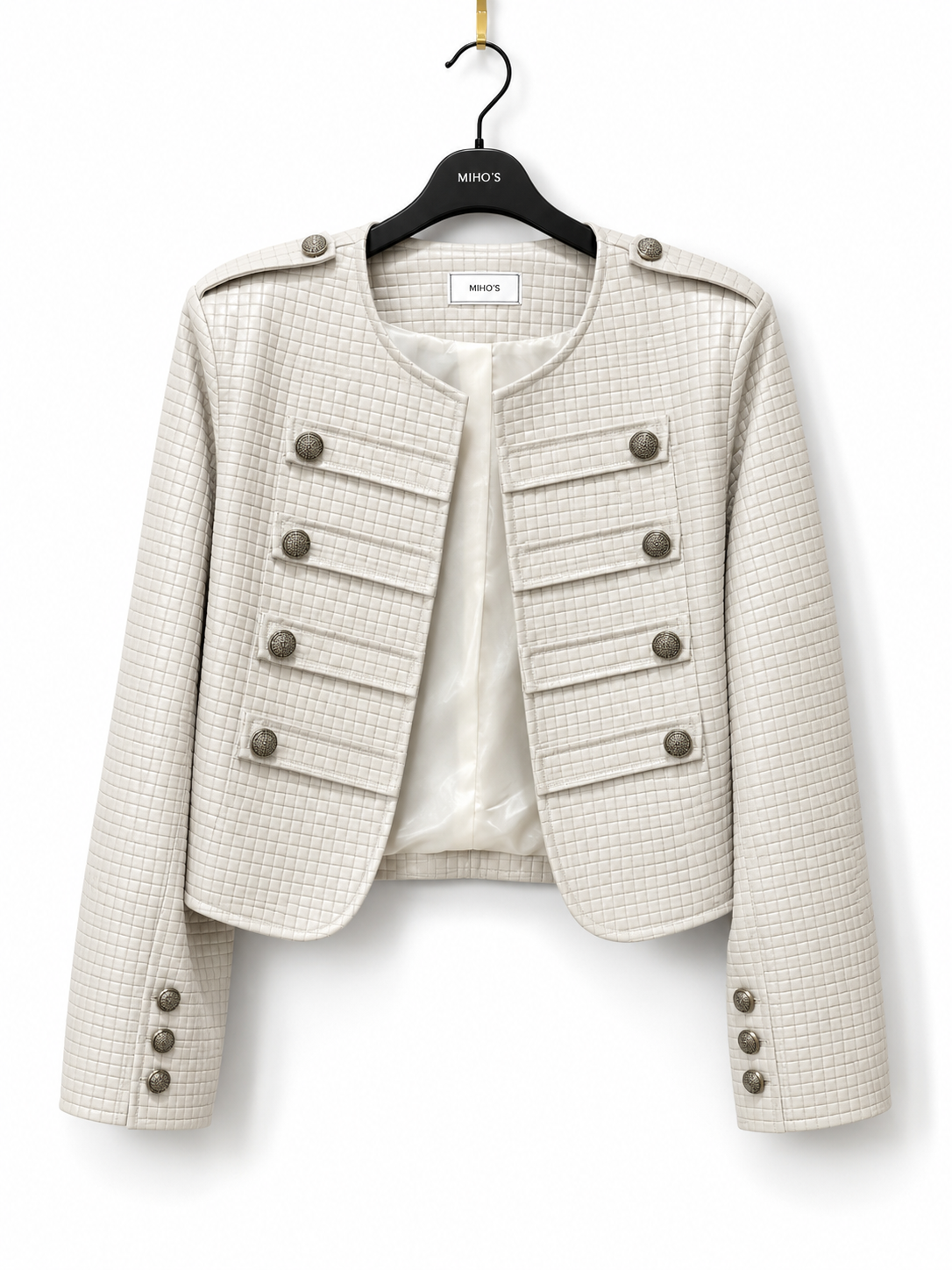 Kurz geschnittene Jacke im Tailoring-Look