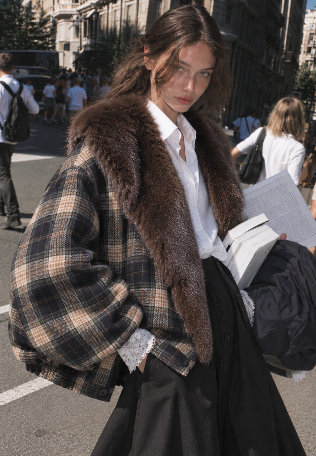 Jacke mit großem Karo